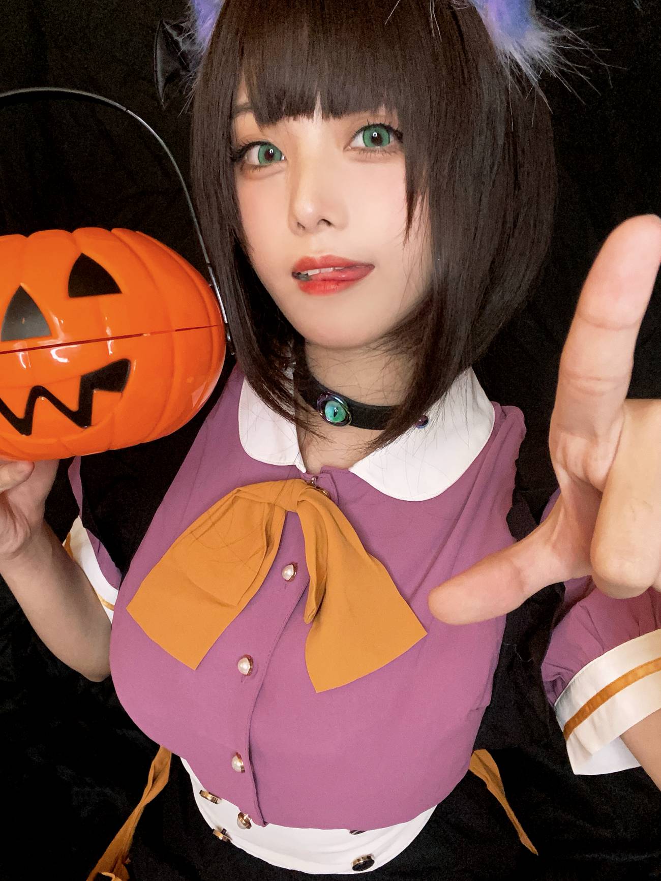 图片[22]-萌系小姐姐蜜汁猫裘 – 万圣节 [27P] – 速更版-美库