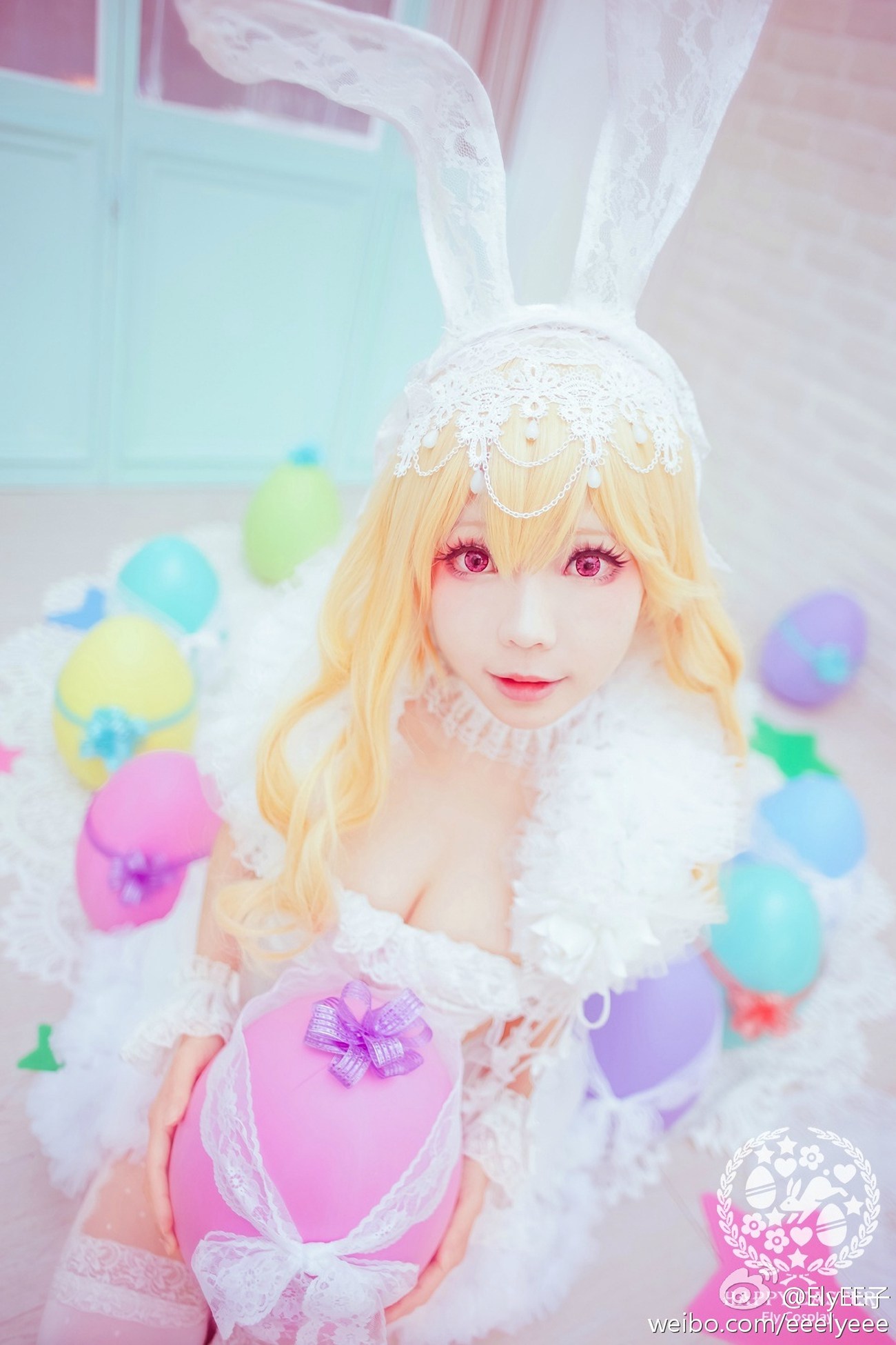 图片[11]-Ely_eee(ElyEE子) – 兔耳白礼服[9P] – 速更版-美库