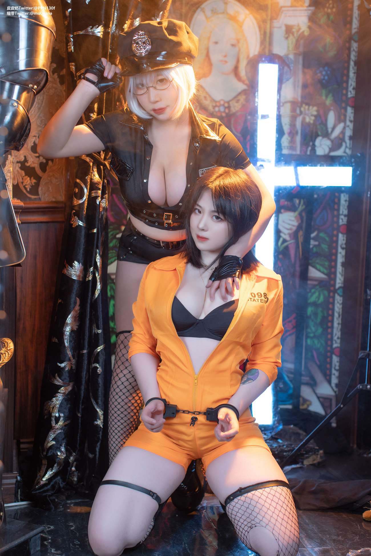 图片[13]-皮皮奶可可爱了啦&喵零 – 匪警 [60P] – 速更版-美库