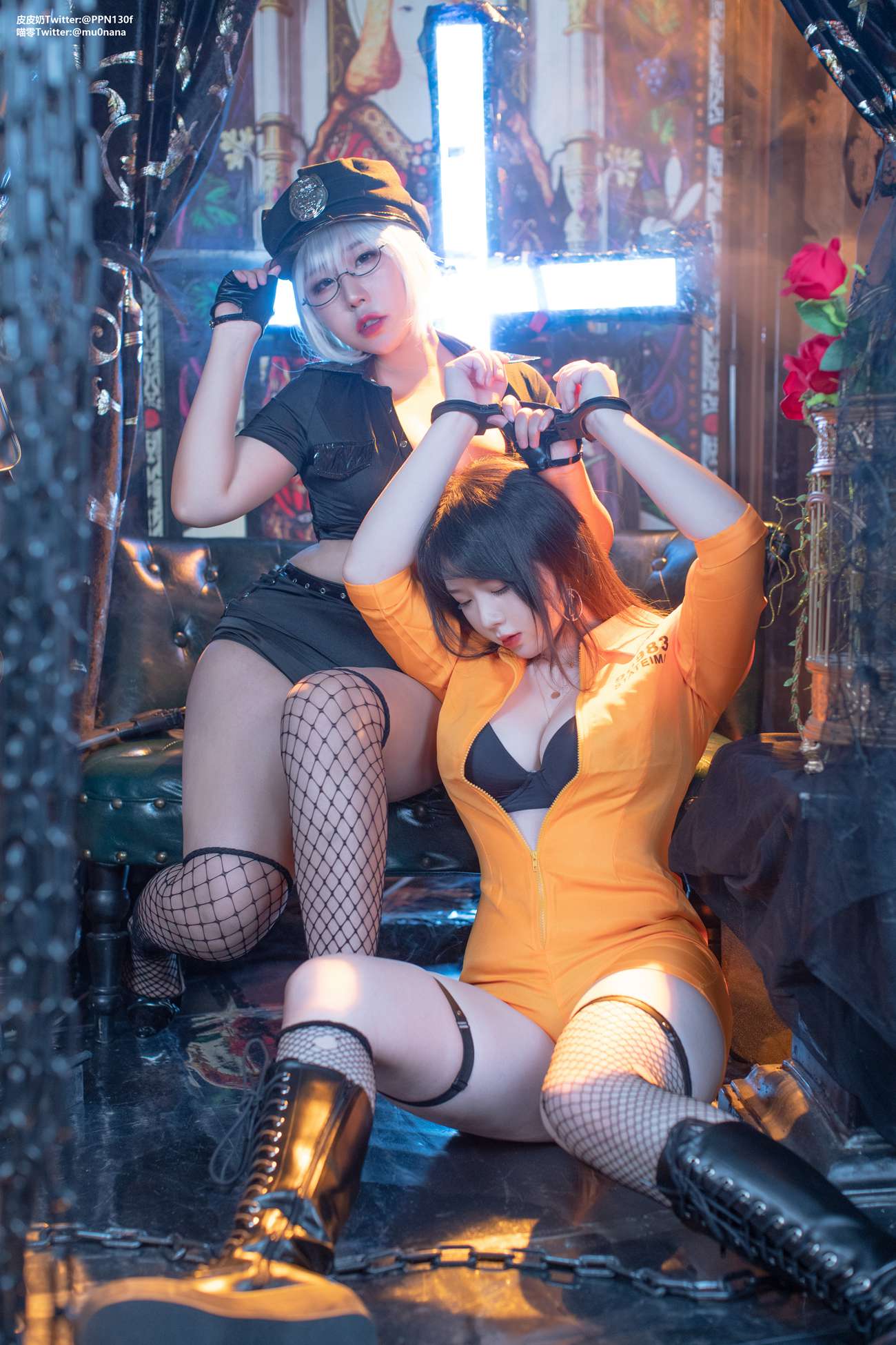 图片[30]-皮皮奶可可爱了啦&喵零 – 匪警 [60P] – 速更版-美库