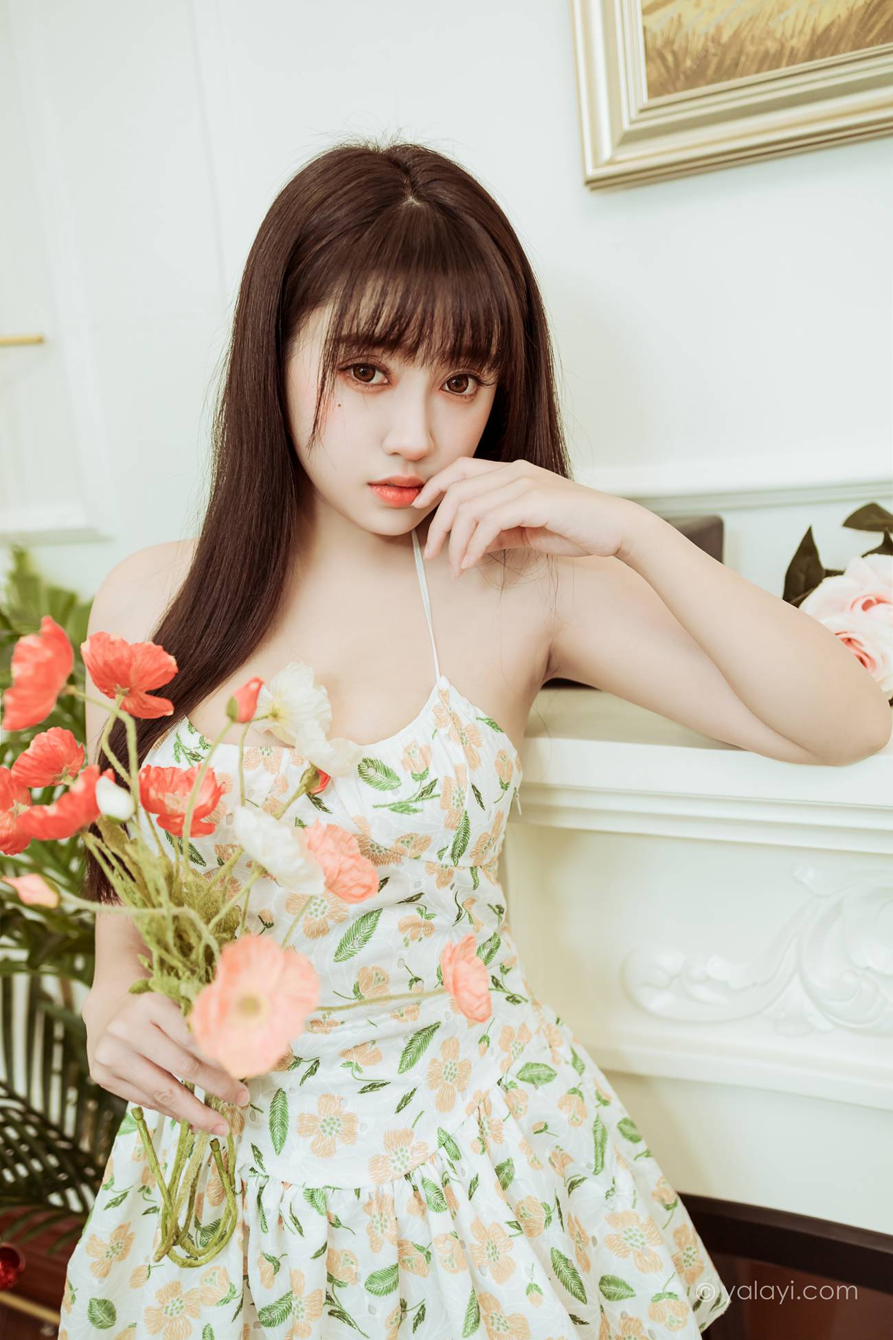 图片[48]-[YALAYI雅拉伊] 2022.02.25 NO.901 花花姑娘 虞艺 [47P] – 速更版-美库