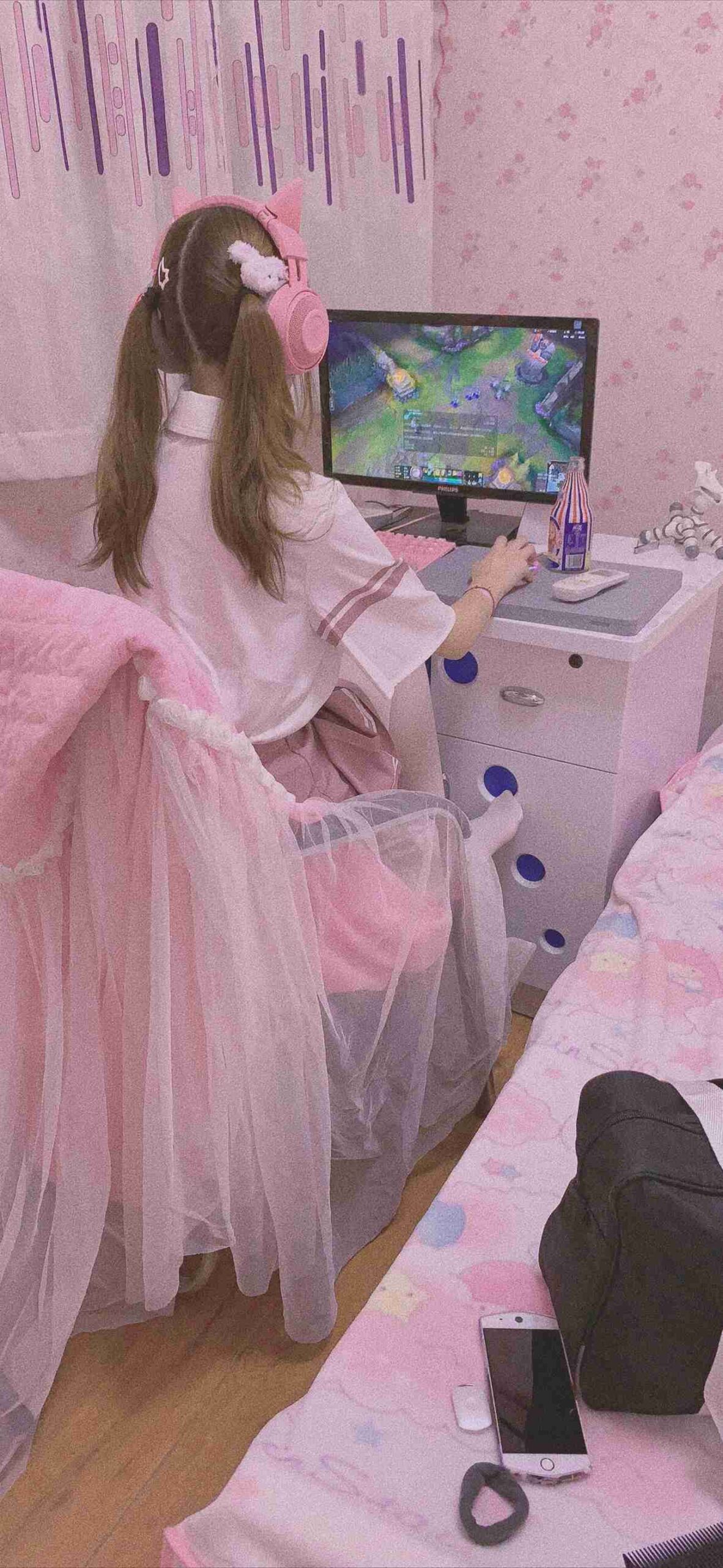 图片[10]-双马尾少女赛高酱 – 2020新年贺刊：粉色萝莉裙 [28P] – 速更版-美库