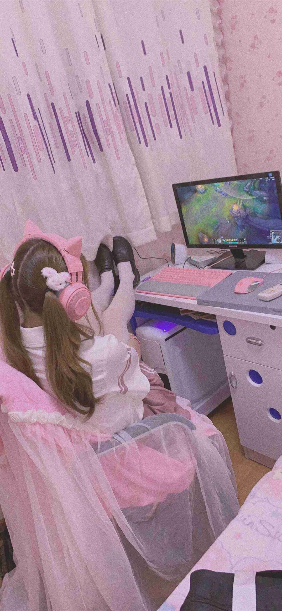 图片[13]-双马尾少女赛高酱 – 2020新年贺刊：粉色萝莉裙 [28P] – 速更版-美库