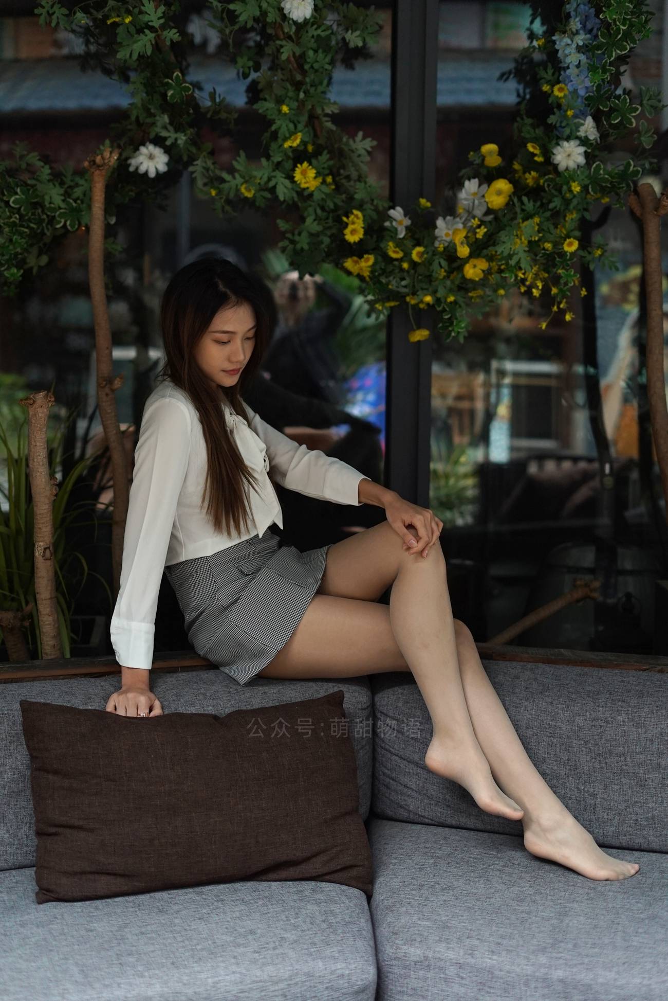 图片[91]-[萌甜物语]XM210 《在路边的座位玩脚脚-笑笑》[109] – 速更版-美库