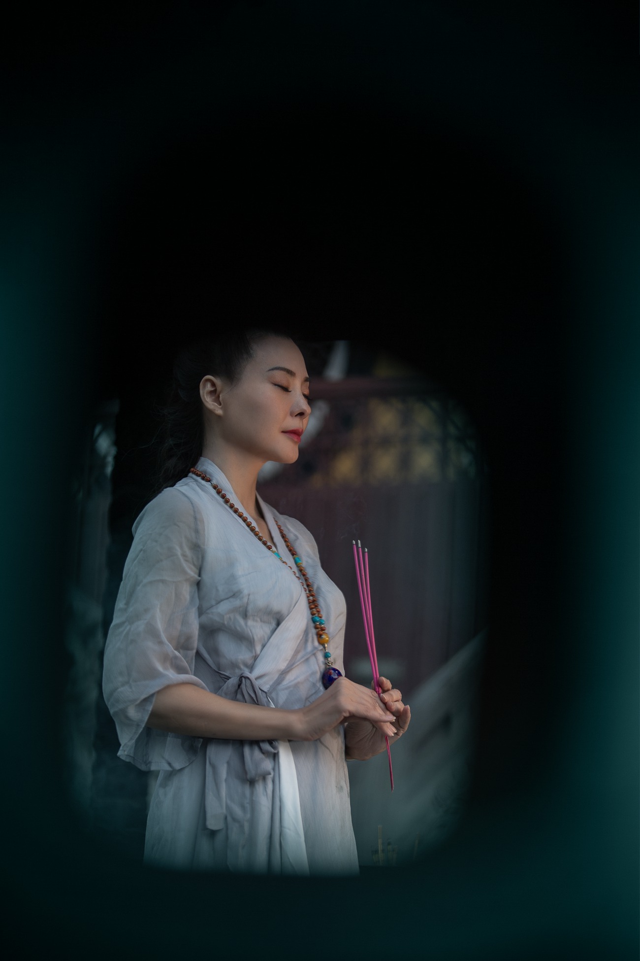 图片[35]-[YITUYU艺图语] 2021.07.30 问佛 莲 [40P] – 速更版-美库