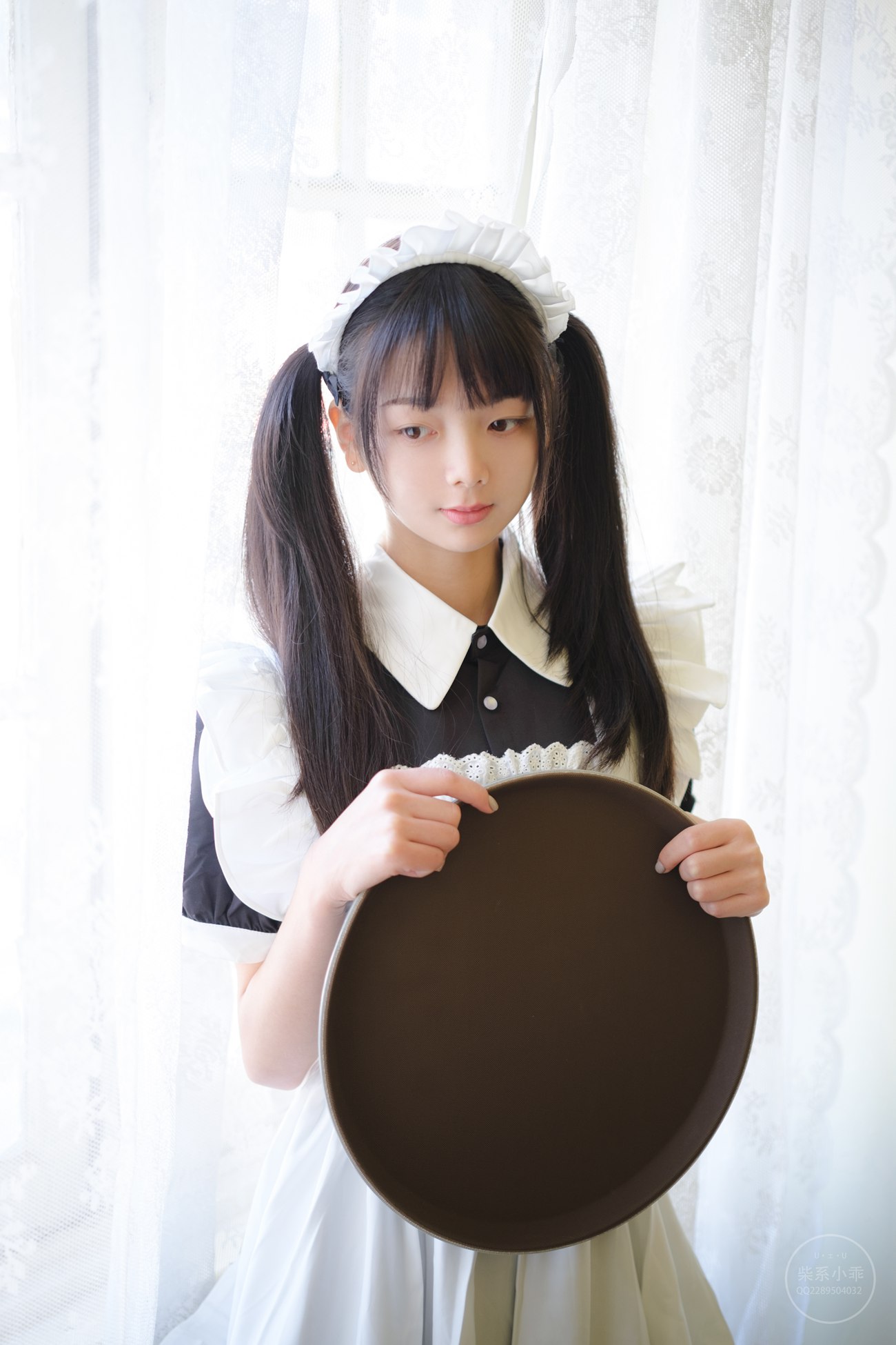 图片[14]-柴系小乖(稚乖画册) – 夜夜白丝女仆 [100P] – 速更版-美库