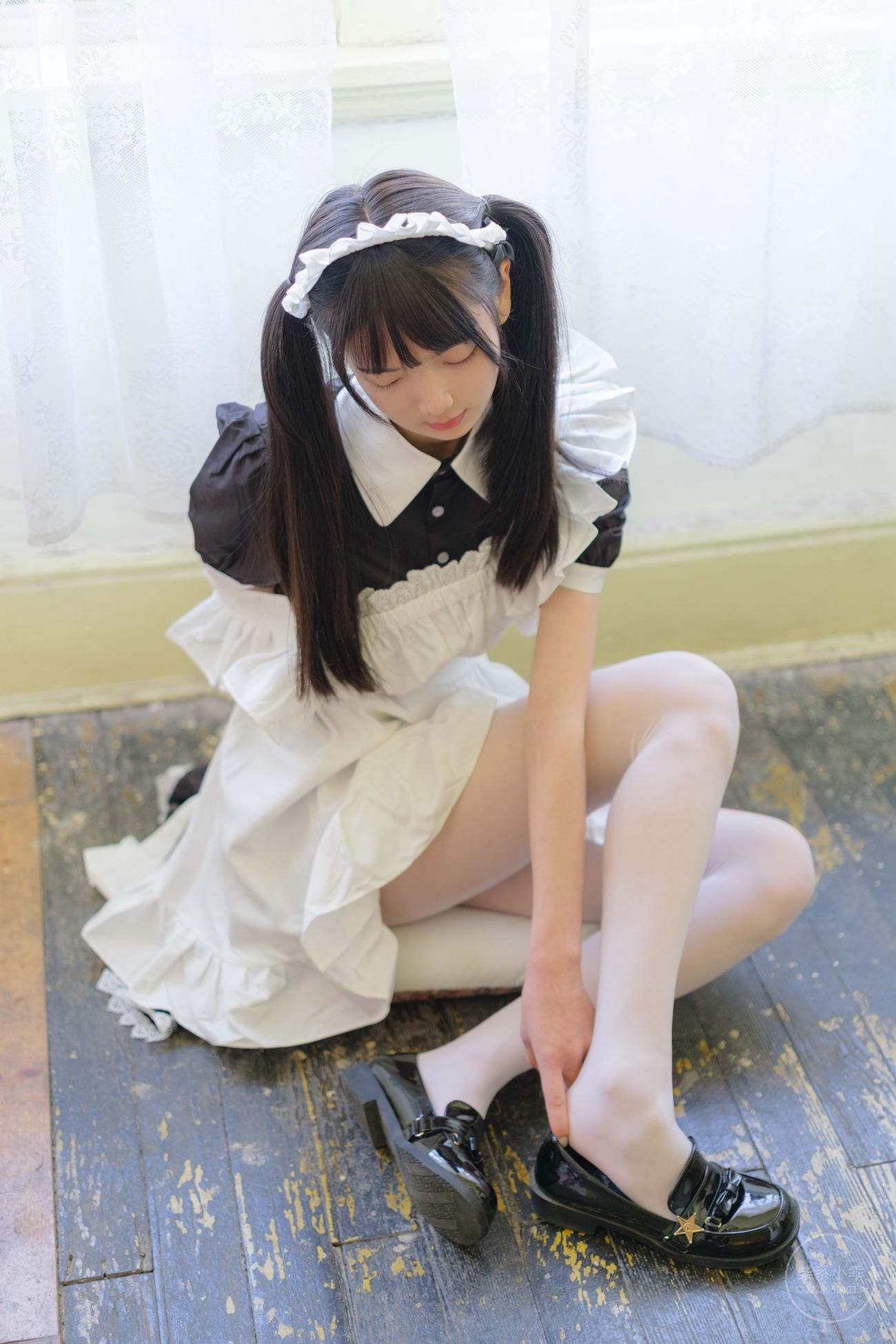 图片[28]-柴系小乖(稚乖画册) – 夜夜白丝女仆 [100P] – 速更版-美库