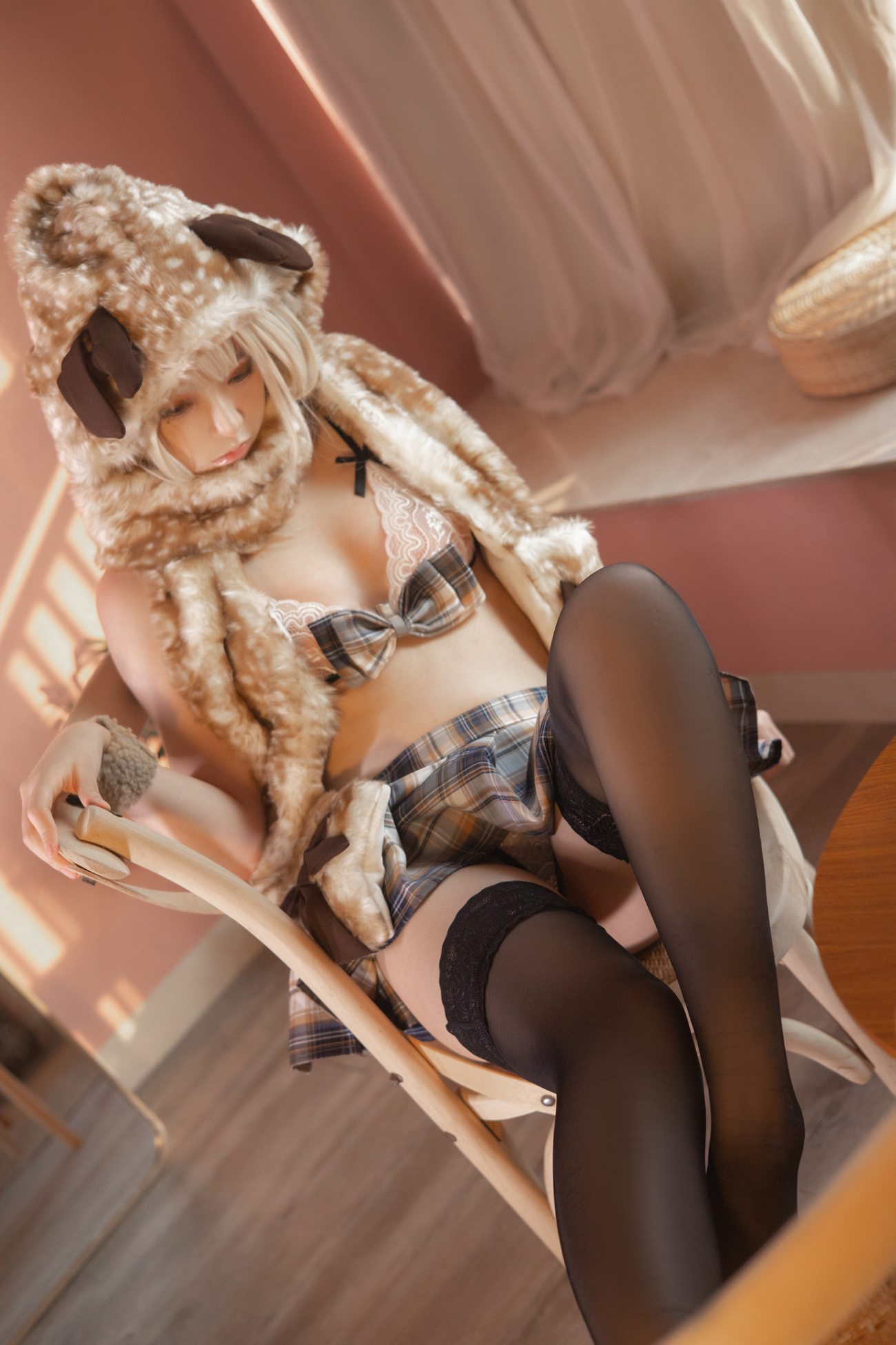 图片[50]-疯猫ss – 麋鹿少女 [80P] – 速更版-美库