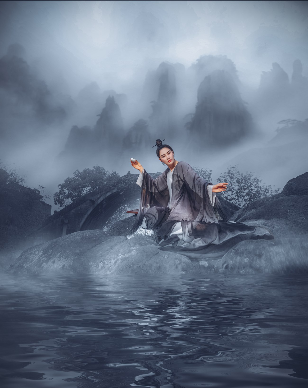 图片[22]-[YITUYU艺图语] 2021.08.06 水清酿酒，墨浅弄云 敏敏 [32P] – 速更版-美库