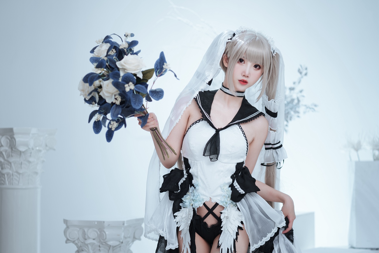可爱人气Coser 面饼仙儿 - 可畏婚纱 [25P] - 速更版-艺库