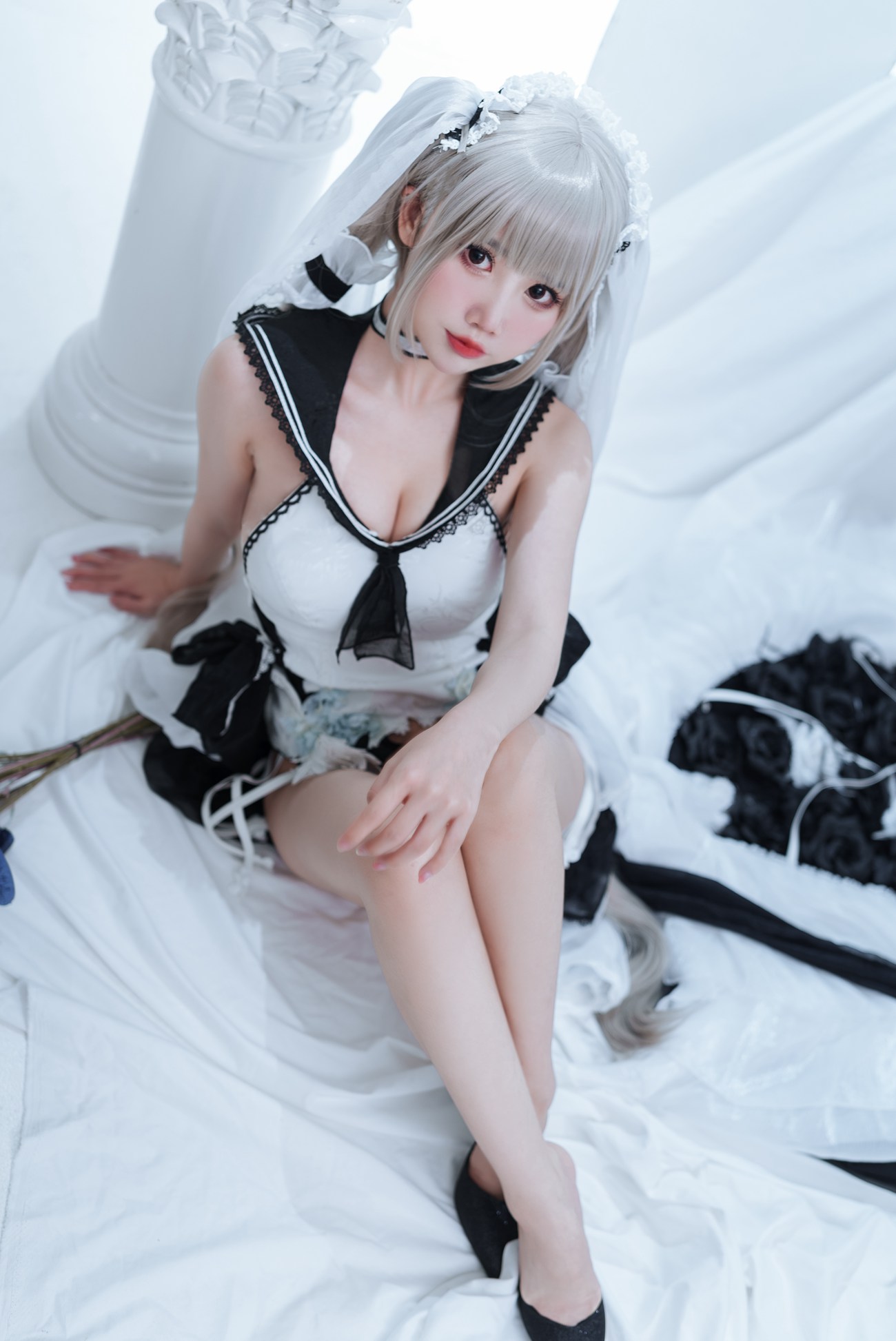 图片[8]-可爱人气Coser 面饼仙儿 – 可畏婚纱 [25P] – 速更版-美库