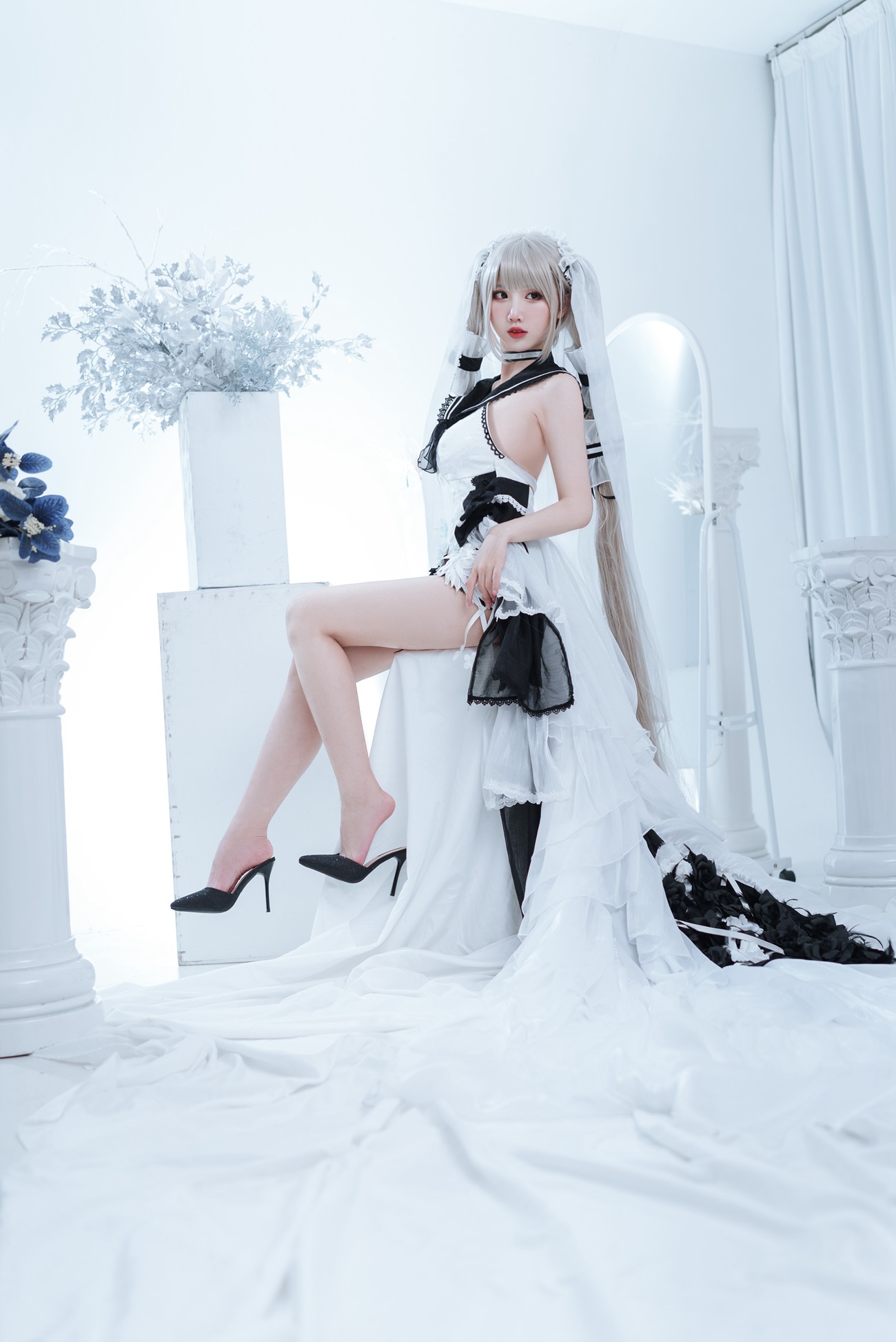 图片[22]-可爱人气Coser 面饼仙儿 – 可畏婚纱 [25P] – 速更版-美库