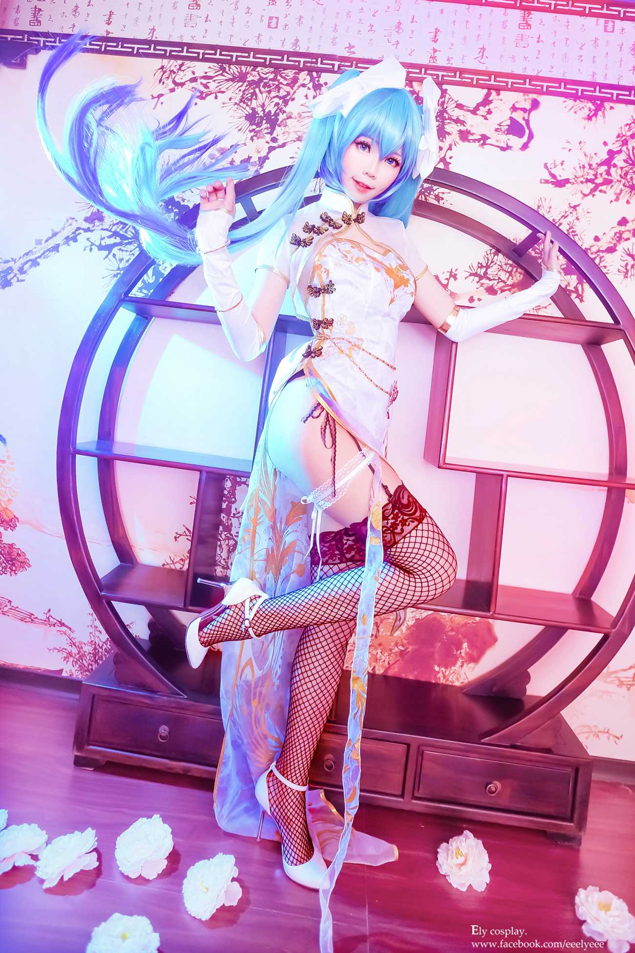 图片[7]-Ely_eee(ElyEE子) NO.009 – 初音旗袍[10P] – 速更版-美库