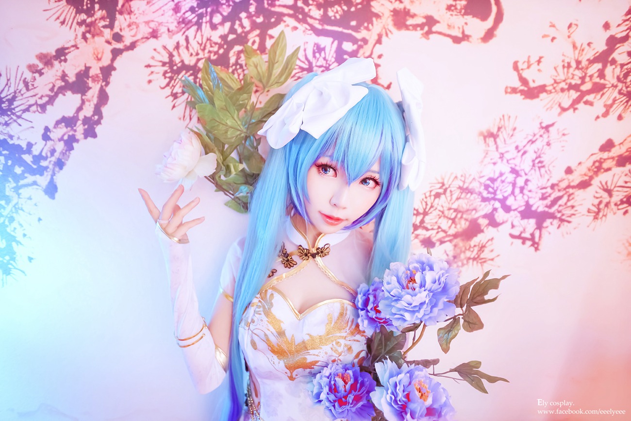 图片[11]-Ely_eee(ElyEE子) NO.009 – 初音旗袍[10P] – 速更版-美库