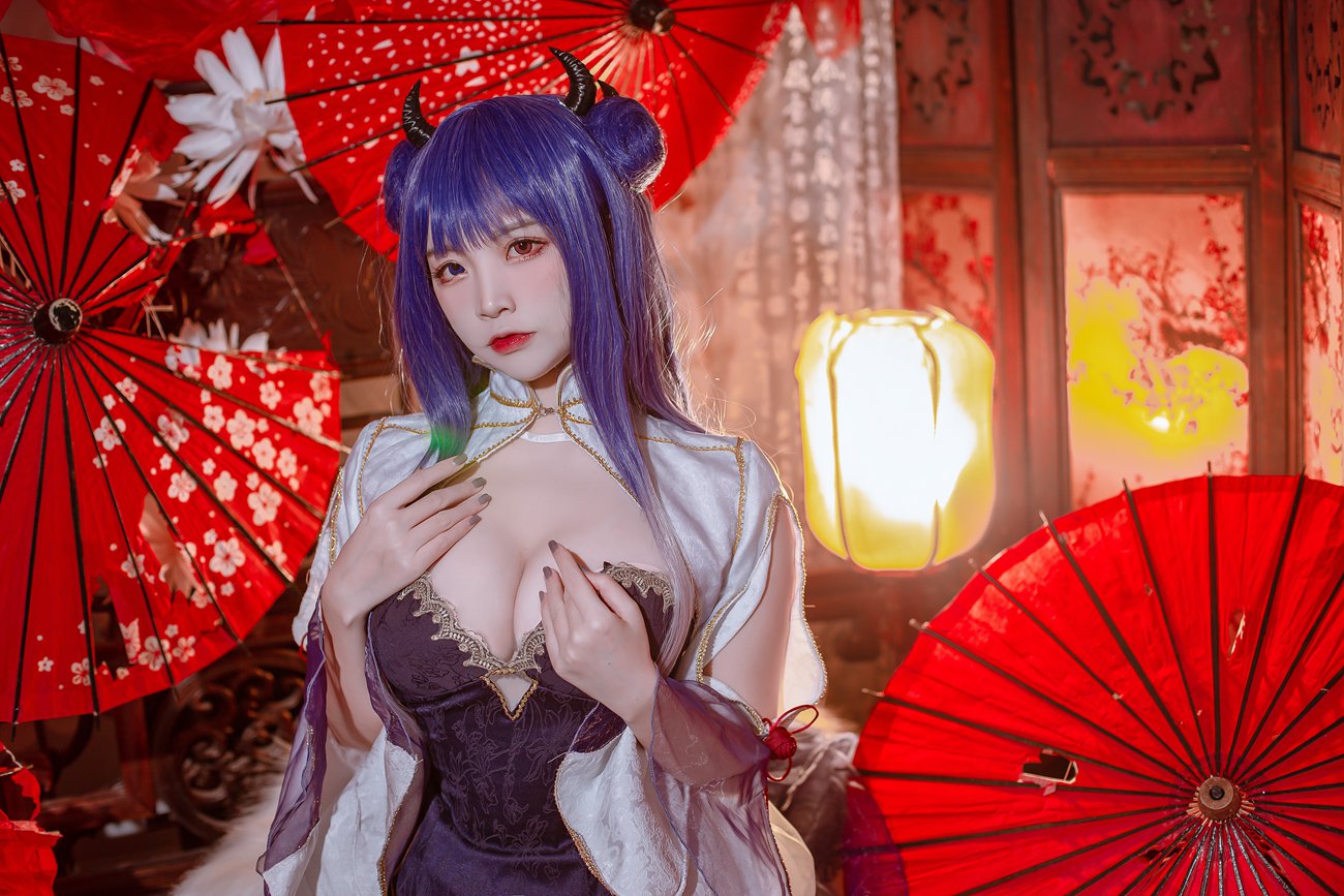 图片[23]-人气Coser二佐Nisa – 碧蓝 伊吹旗袍 [29P] – 速更版-美库