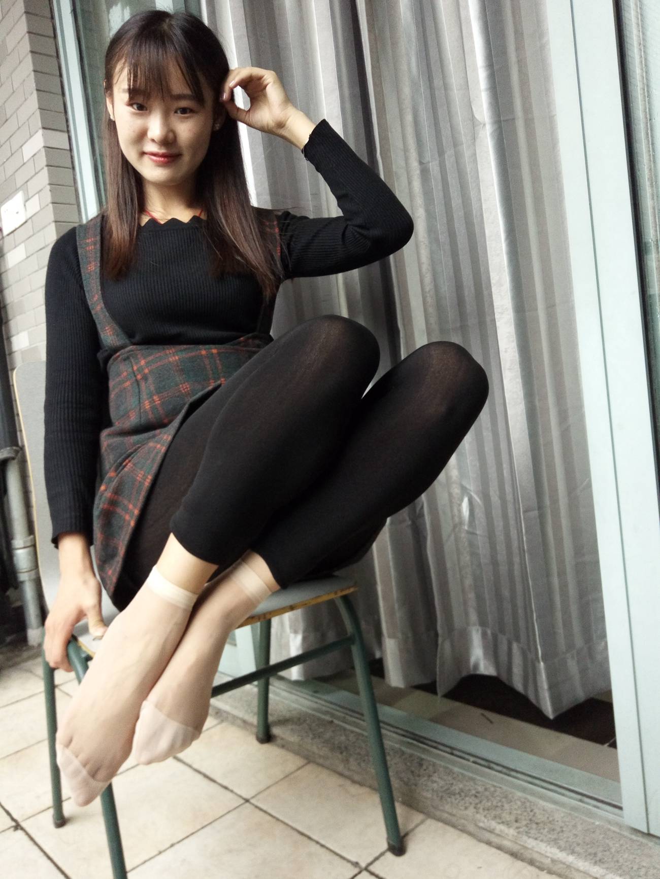 图片[12]-学妹校园寝室短丝系列001期 王丽君[85P] – 速更版-美库