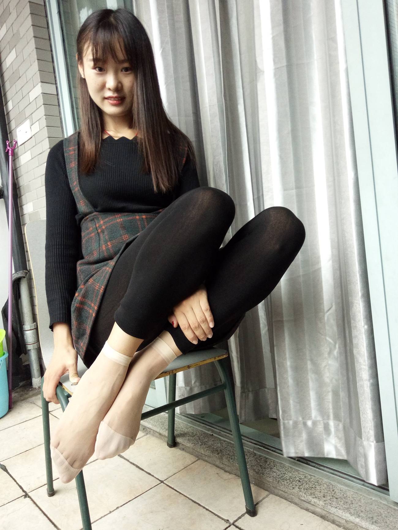 图片[17]-学妹校园寝室短丝系列001期 王丽君[85P] – 速更版-美库