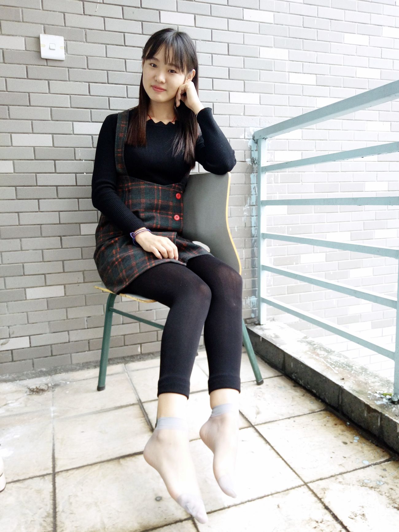 图片[23]-学妹校园寝室短丝系列001期 王丽君[85P] – 速更版-美库