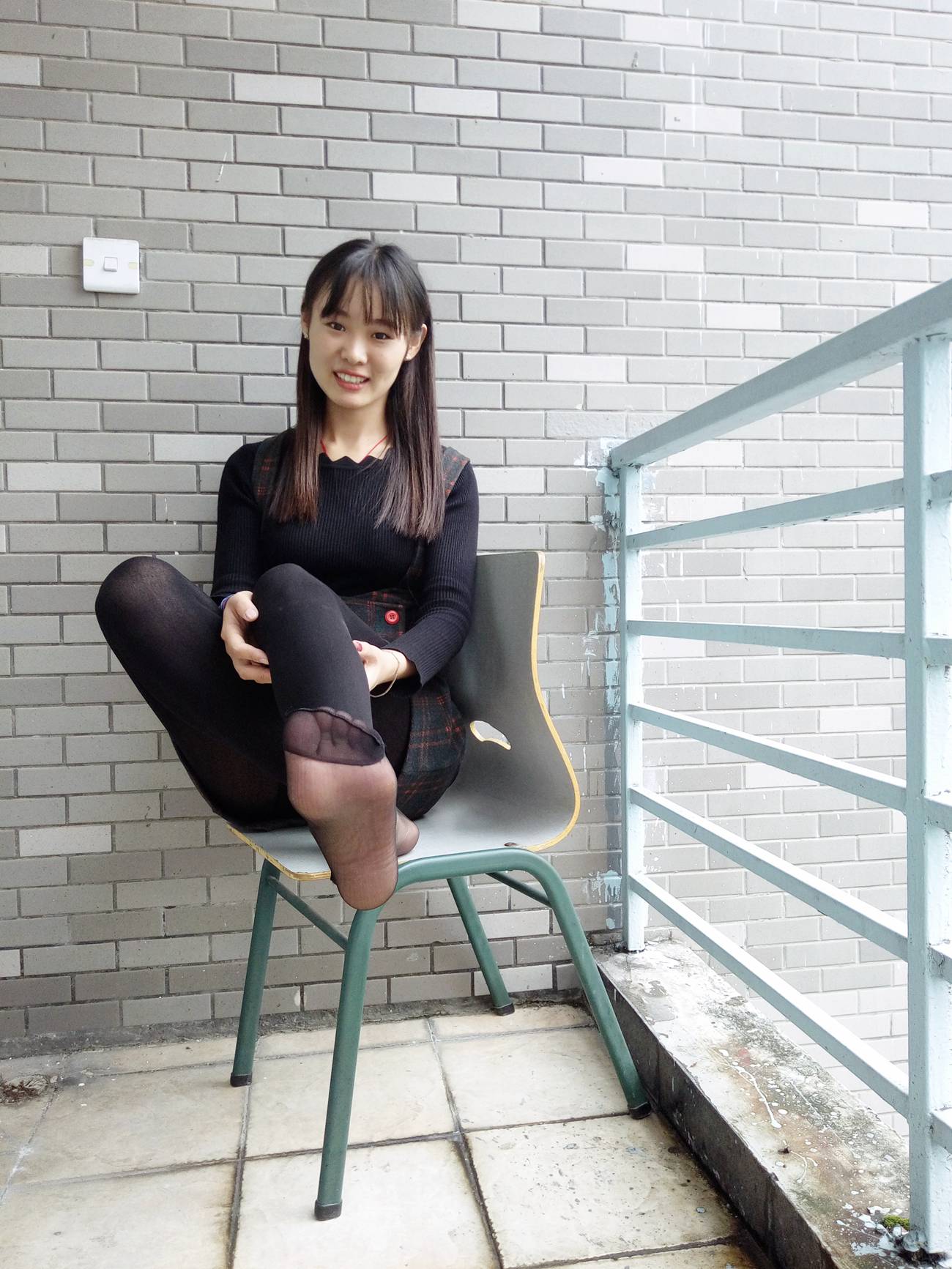 图片[25]-学妹校园寝室短丝系列001期 王丽君[85P] – 速更版-美库