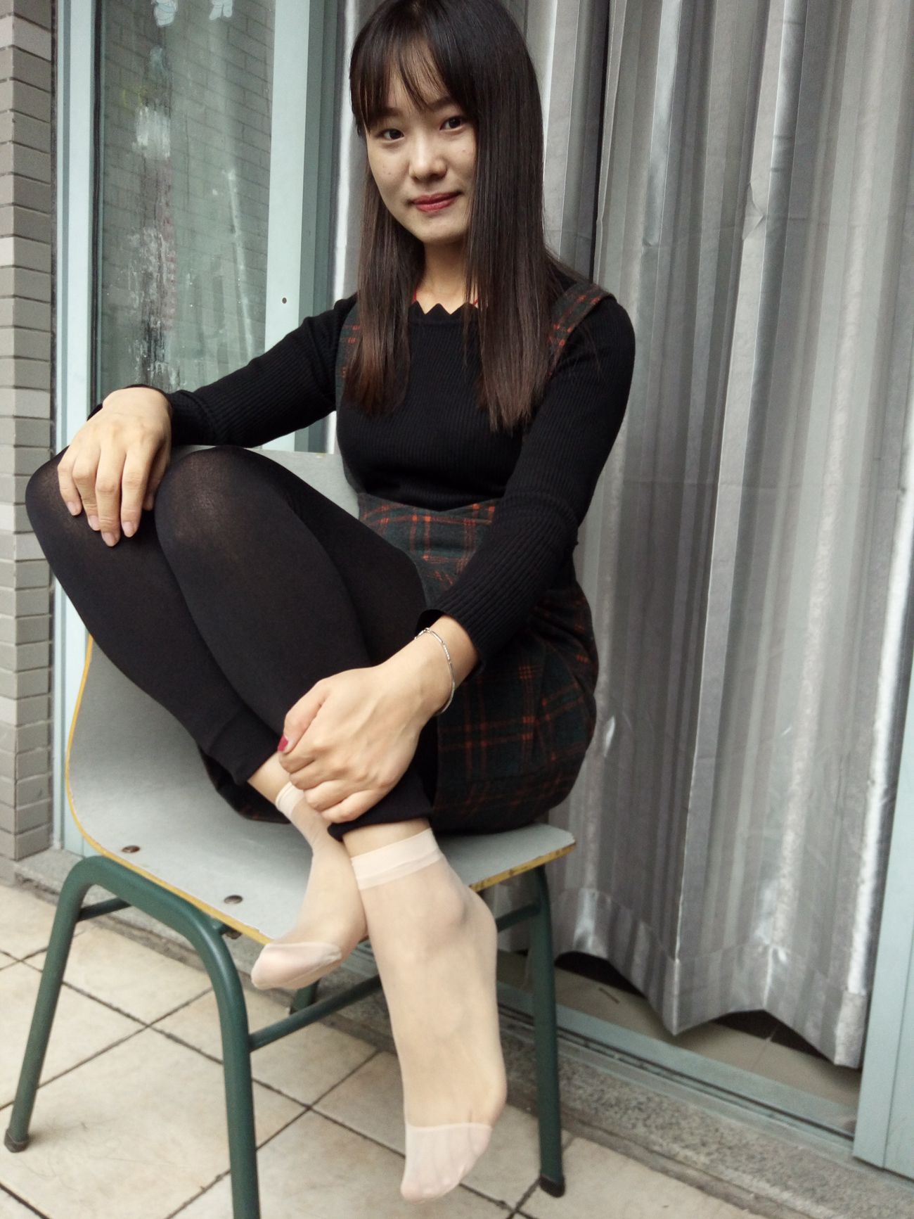 图片[29]-学妹校园寝室短丝系列001期 王丽君[85P] – 速更版-美库