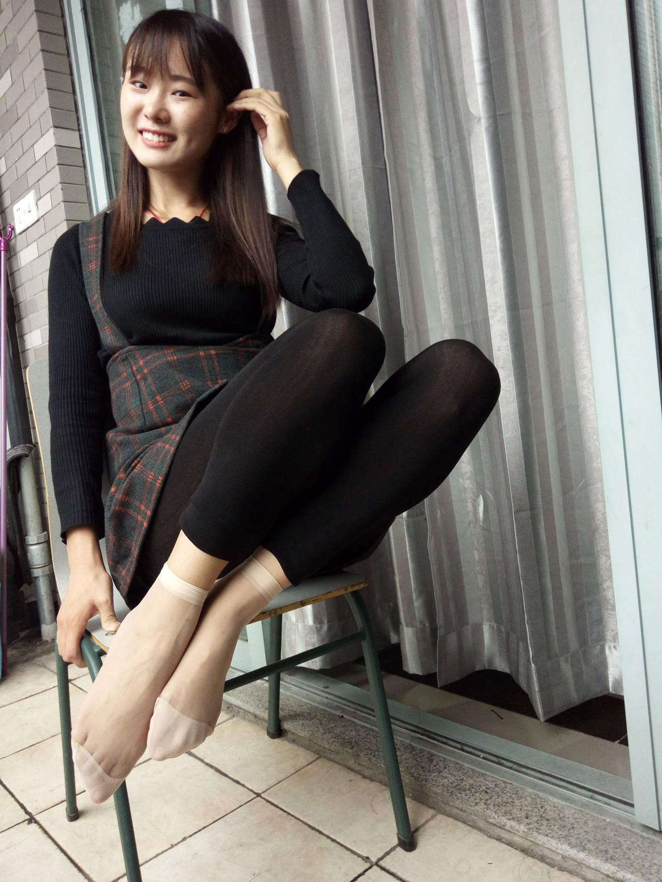 图片[33]-学妹校园寝室短丝系列001期 王丽君[85P] – 速更版-美库