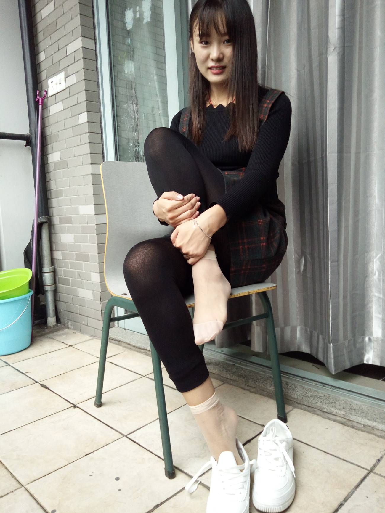 图片[36]-学妹校园寝室短丝系列001期 王丽君[85P] – 速更版-美库