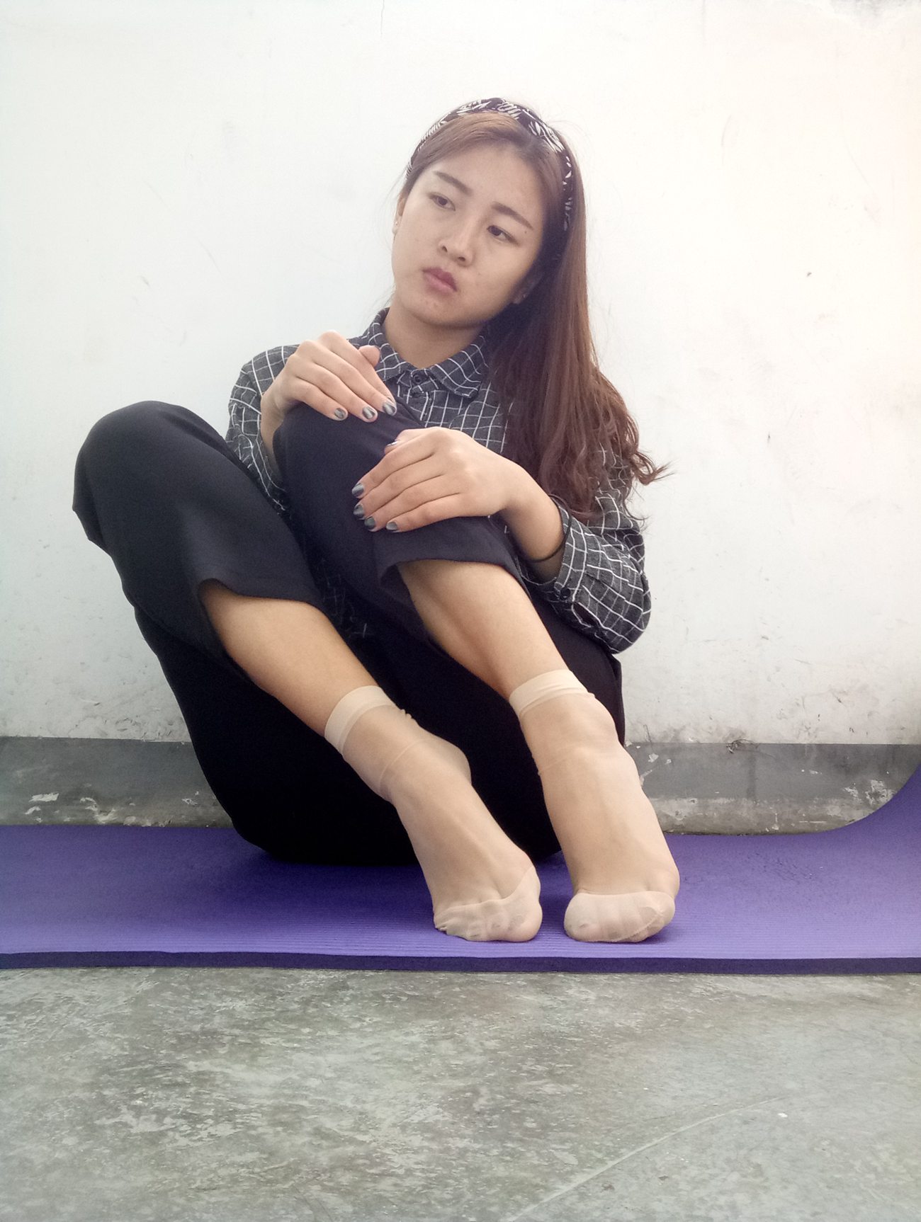 图片[11]-学妹校园寝室短丝系列003期 马聪[57P] – 速更版-美库