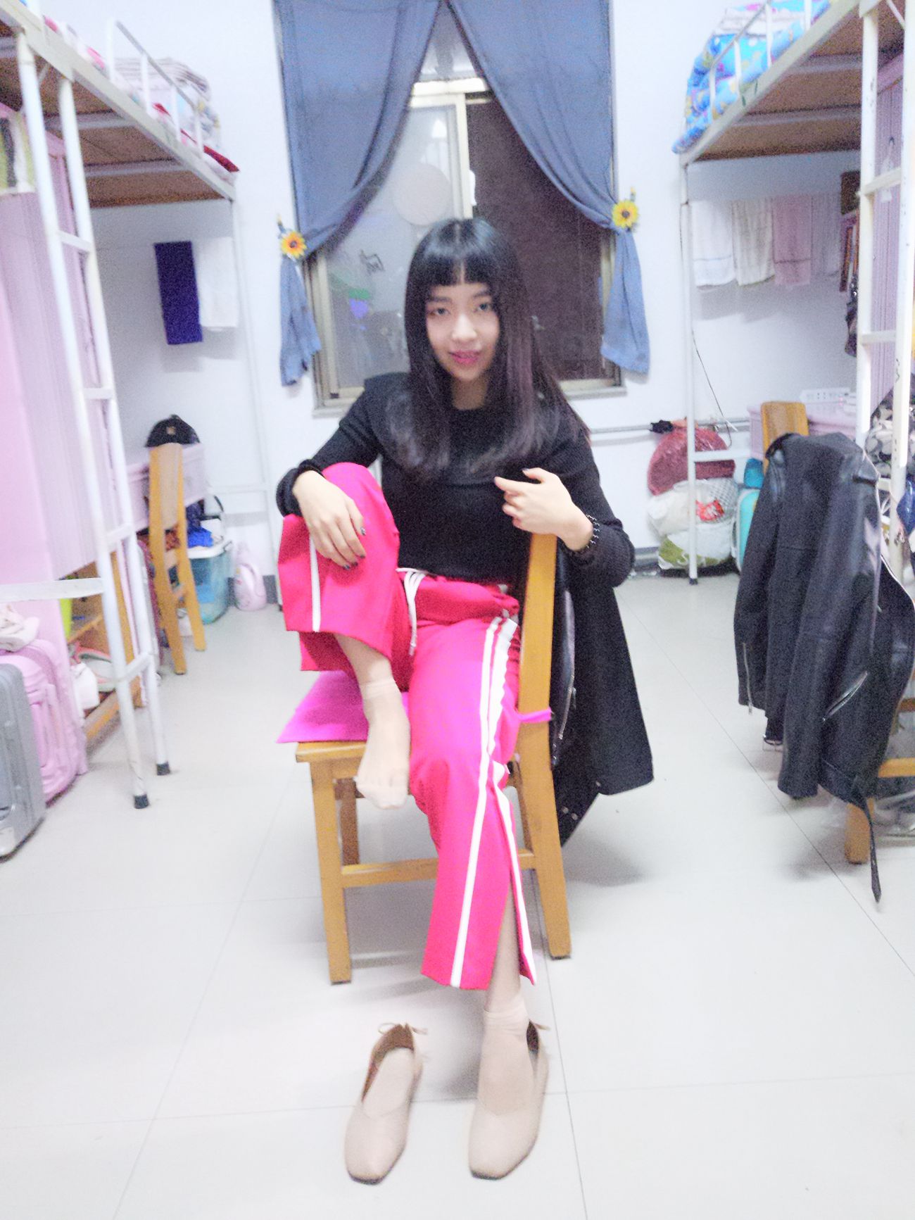 图片[19]-学妹校园寝室短丝系列002期 张梦想[104P] – 速更版-美库