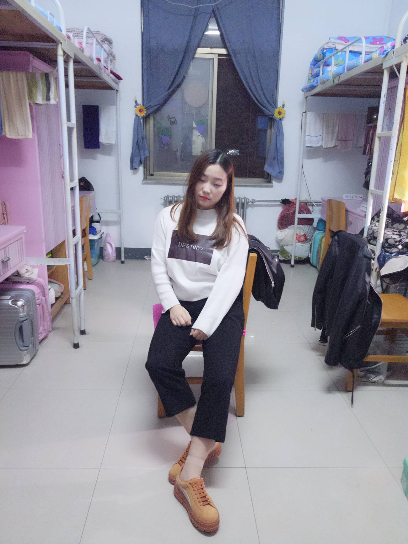 图片[21]-学妹校园寝室短丝系列002期 张梦想[104P] – 速更版-美库