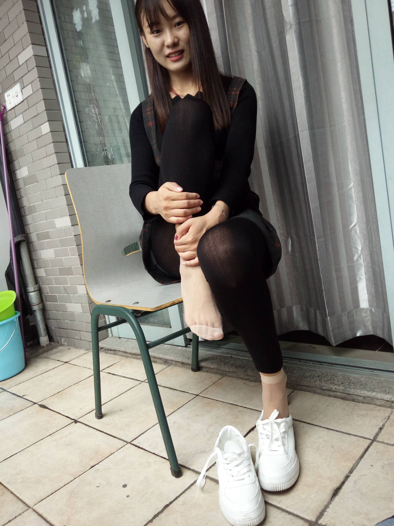 图片[48]-学妹校园寝室短丝系列001期 王丽君[85P] – 速更版-美库