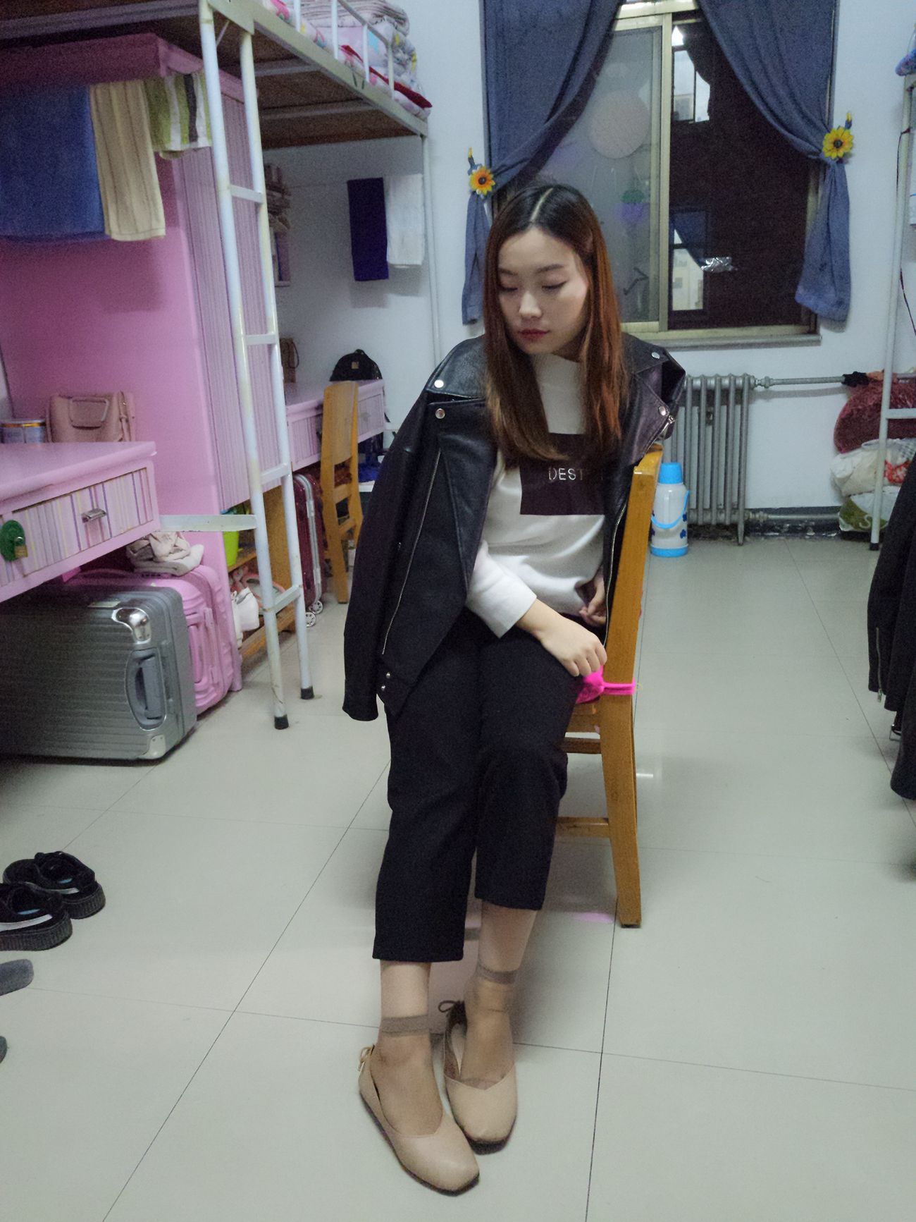 图片[29]-学妹校园寝室短丝系列002期 张梦想[104P] – 速更版-美库