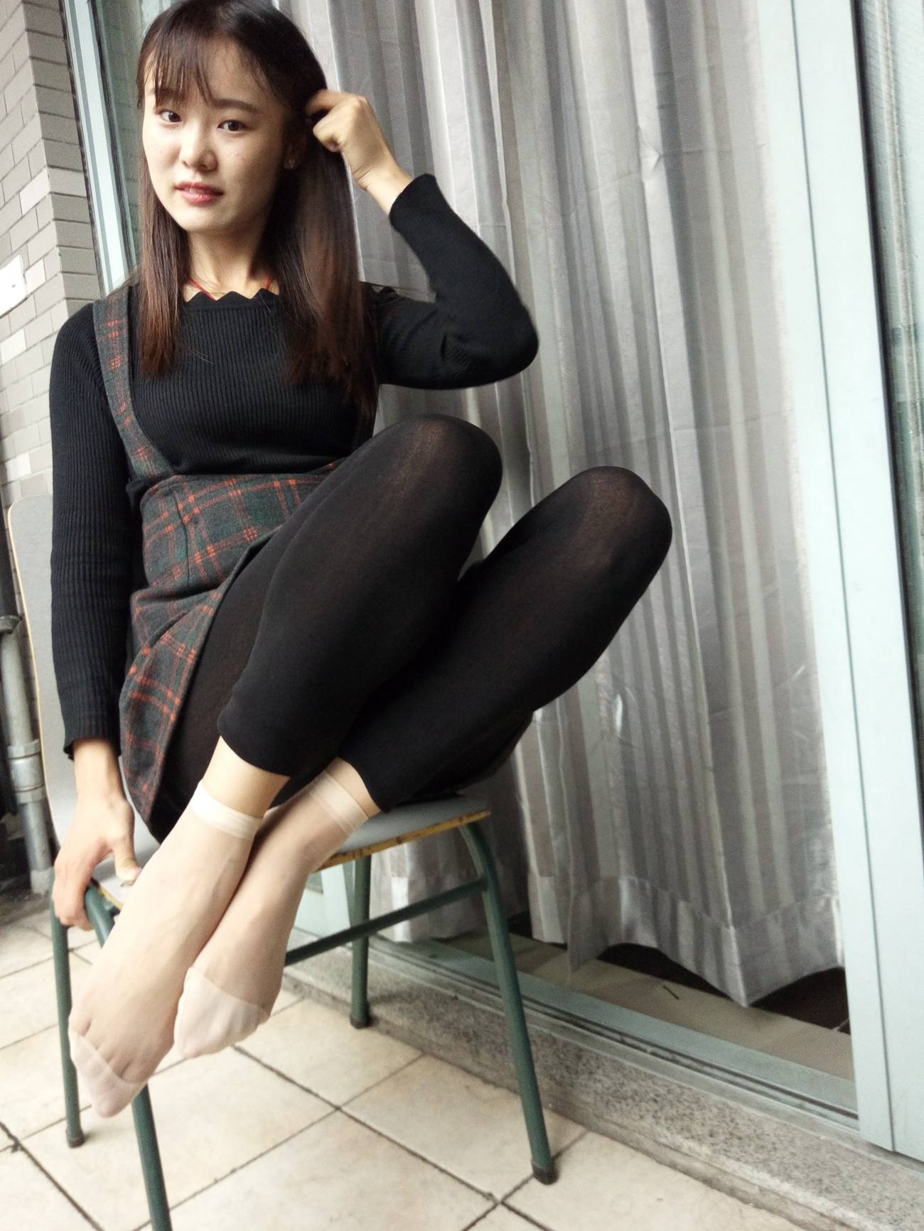 图片[50]-学妹校园寝室短丝系列001期 王丽君[85P] – 速更版-美库