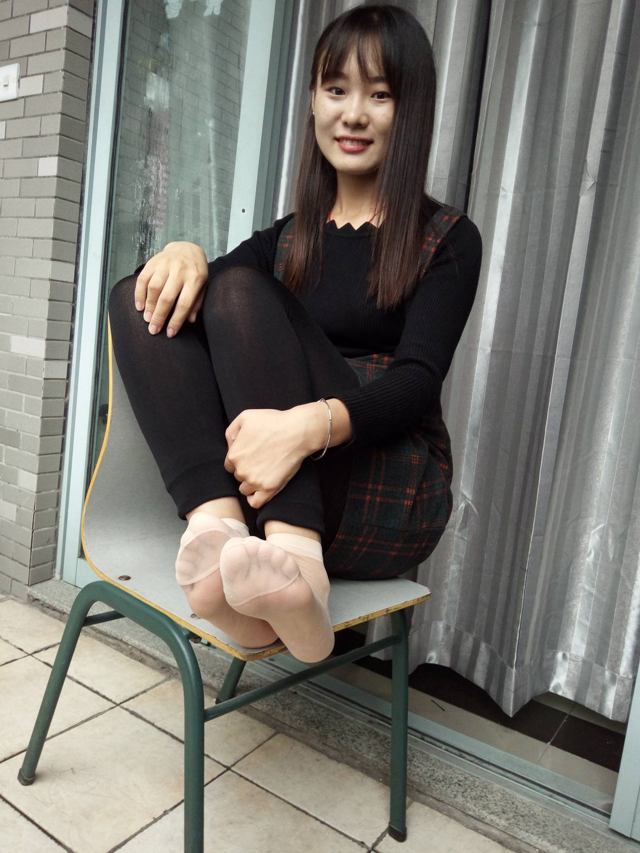 图片[51]-学妹校园寝室短丝系列001期 王丽君[85P] – 速更版-美库