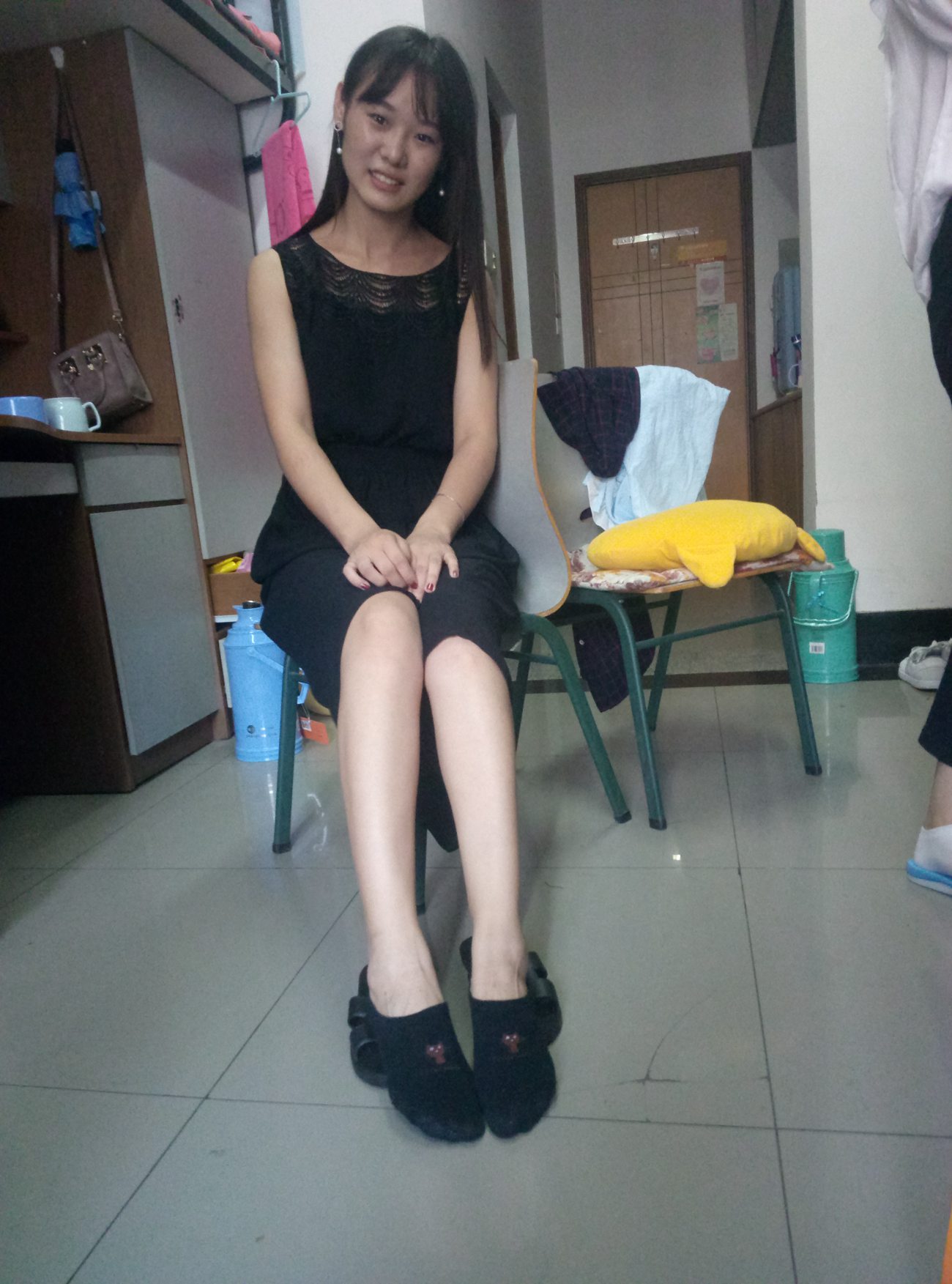 图片[53]-学妹校园寝室短丝系列001期 王丽君[85P] – 速更版-美库