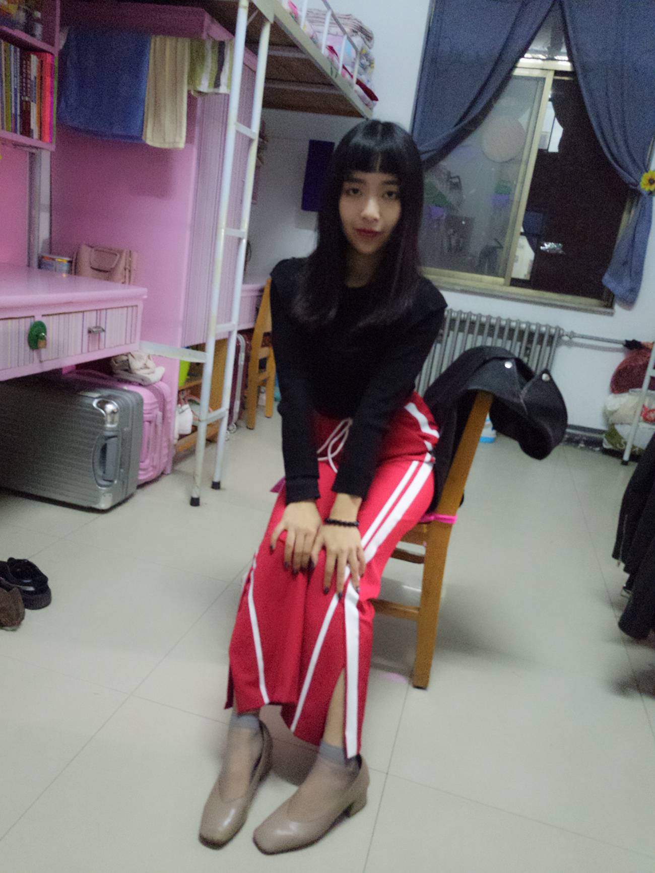 图片[34]-学妹校园寝室短丝系列002期 张梦想[104P] – 速更版-美库