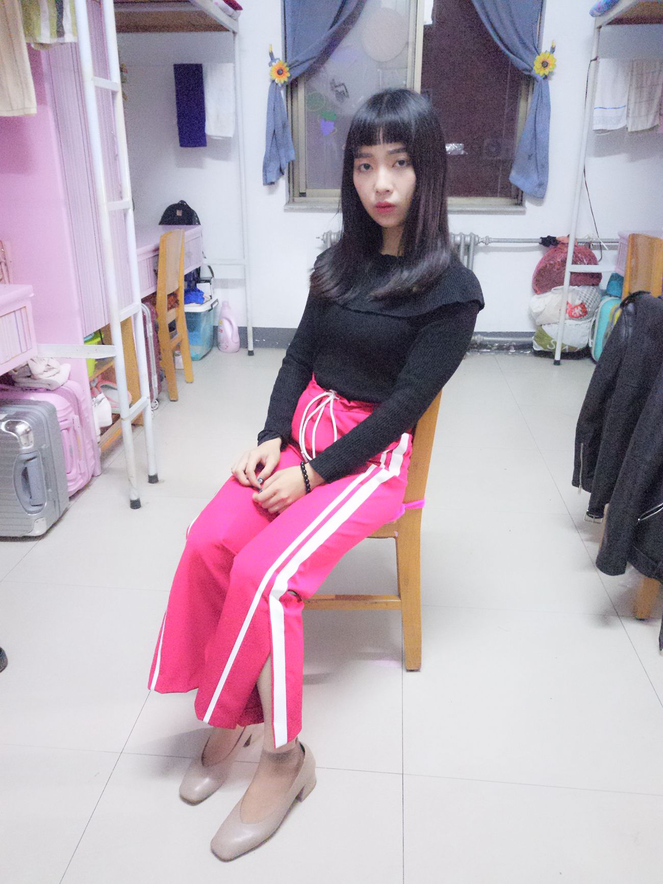 图片[35]-学妹校园寝室短丝系列002期 张梦想[104P] – 速更版-美库