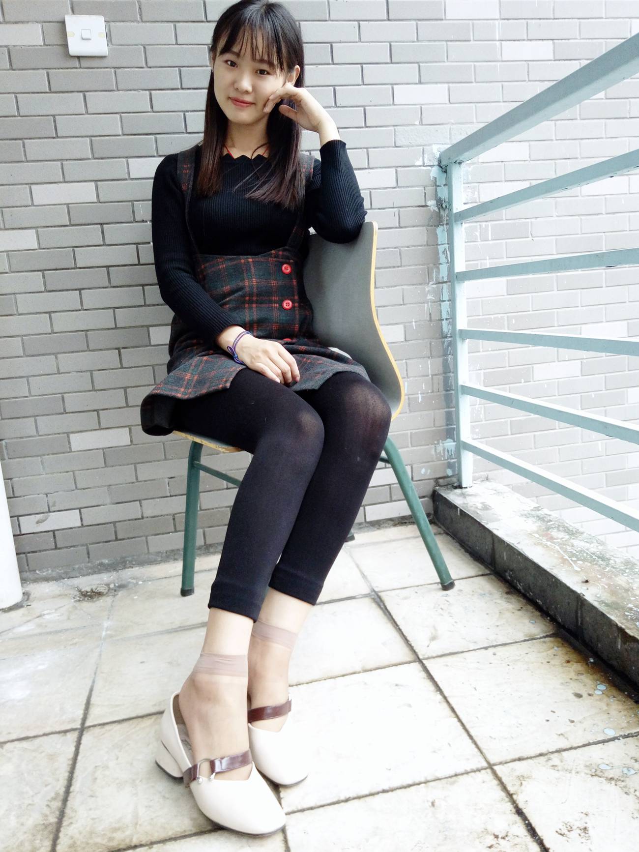 图片[57]-学妹校园寝室短丝系列001期 王丽君[85P] – 速更版-美库