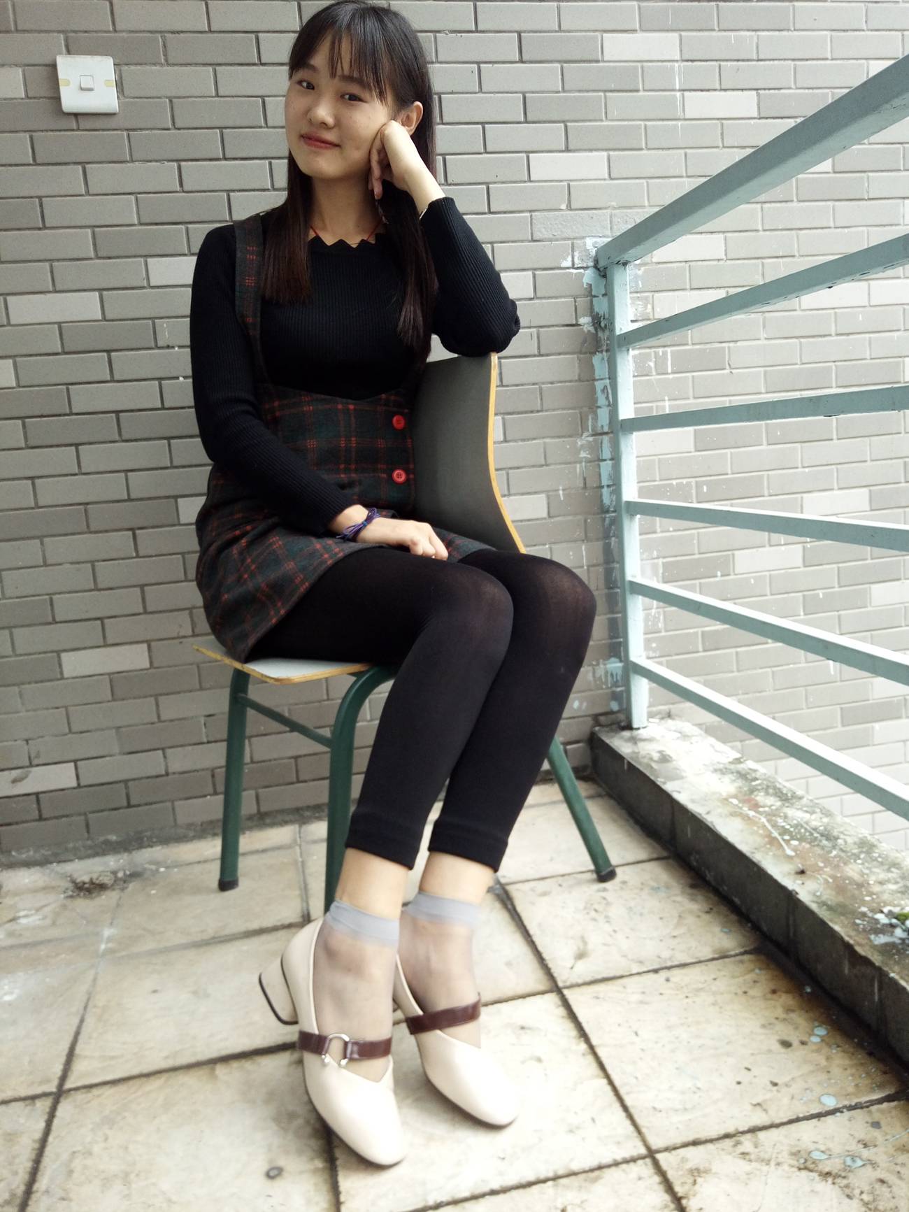 图片[59]-学妹校园寝室短丝系列001期 王丽君[85P] – 速更版-美库