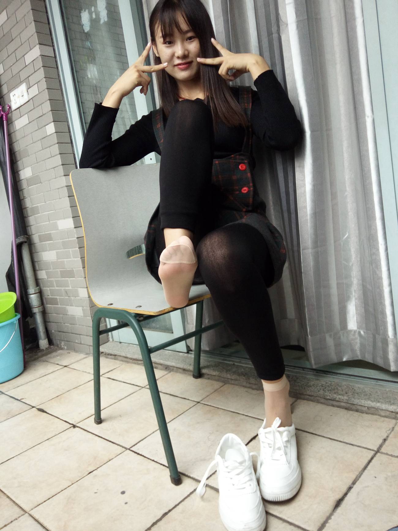 图片[60]-学妹校园寝室短丝系列001期 王丽君[85P] – 速更版-美库