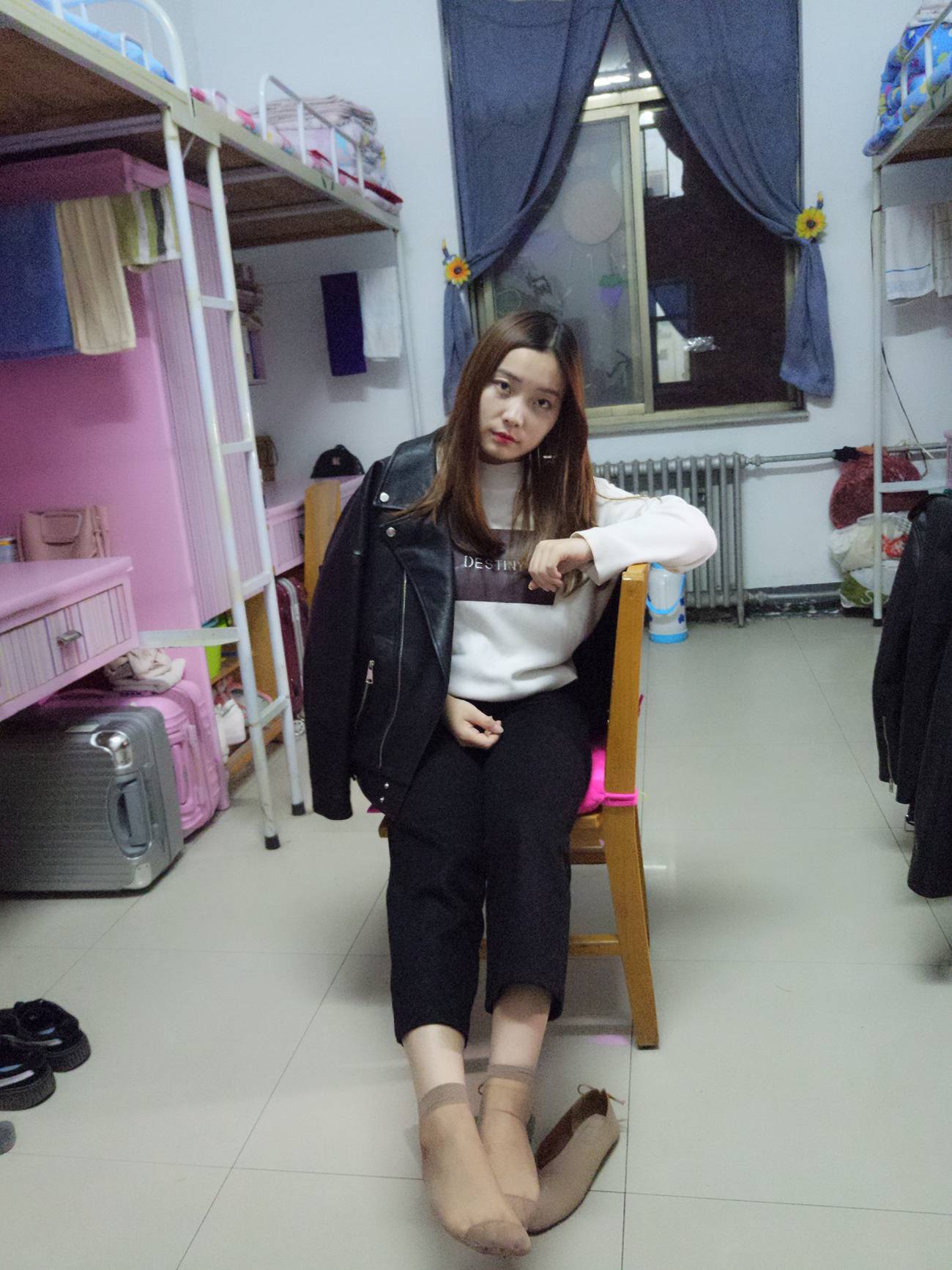 图片[42]-学妹校园寝室短丝系列002期 张梦想[104P] – 速更版-美库