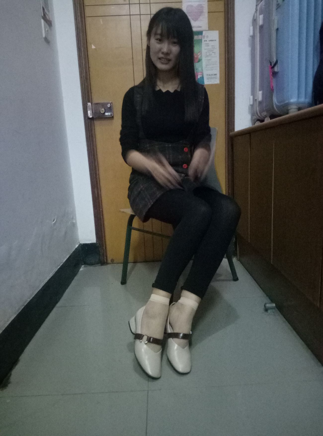 图片[68]-学妹校园寝室短丝系列001期 王丽君[85P] – 速更版-美库