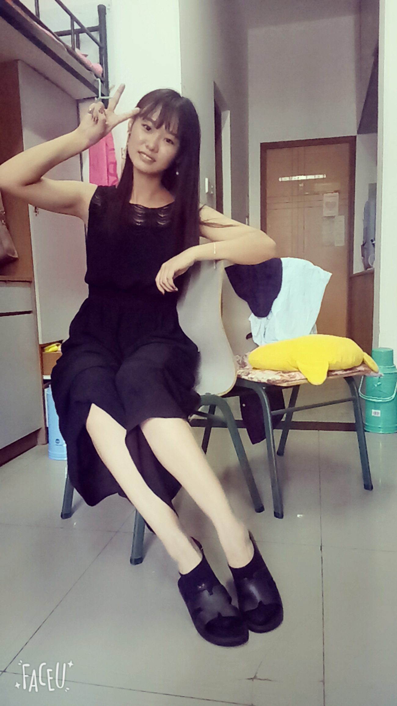 图片[70]-学妹校园寝室短丝系列001期 王丽君[85P] – 速更版-美库