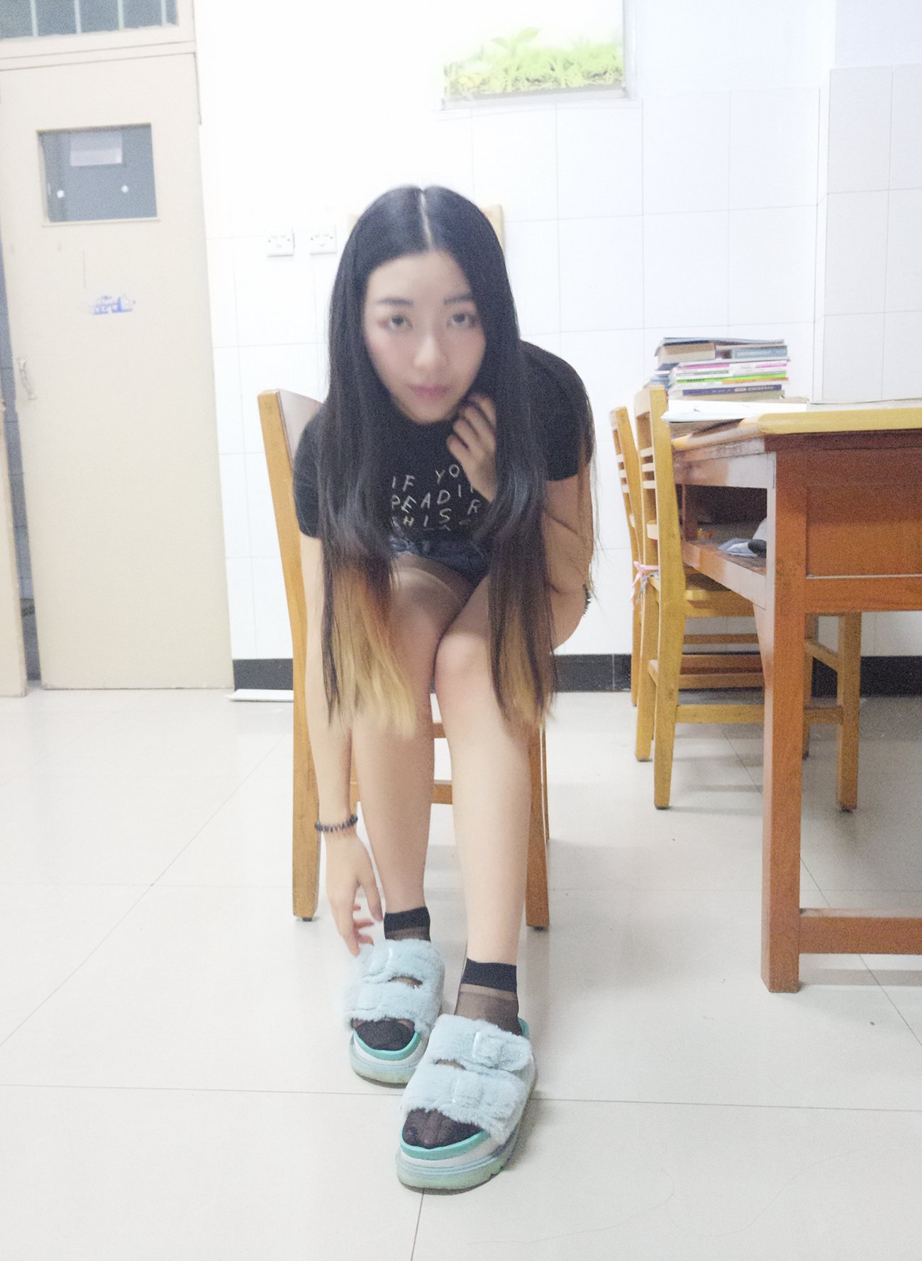 图片[45]-学妹校园寝室短丝系列002期 张梦想[104P] – 速更版-美库