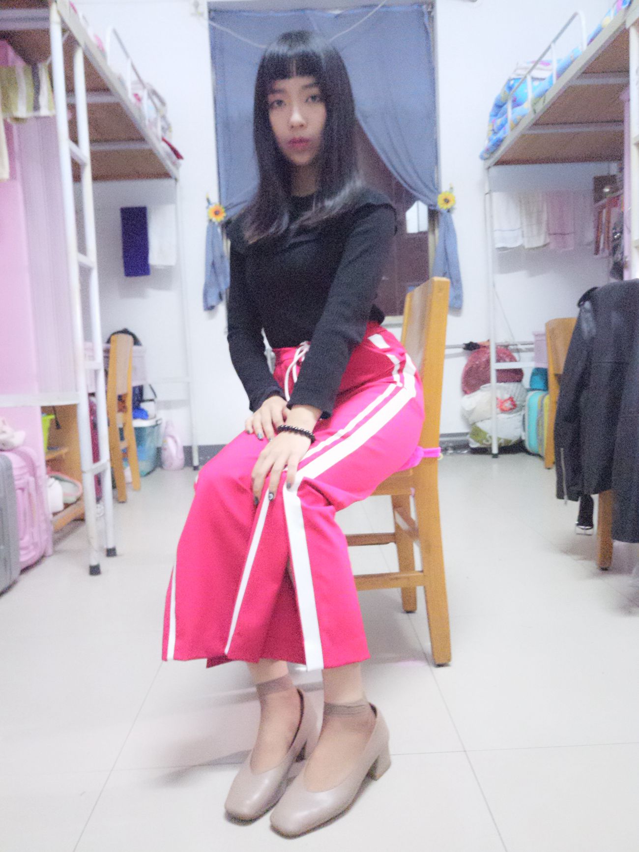 图片[47]-学妹校园寝室短丝系列002期 张梦想[104P] – 速更版-美库