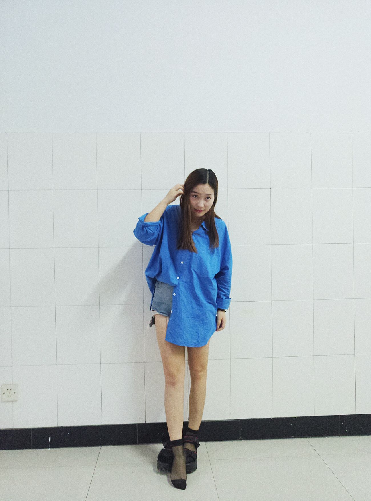 图片[49]-学妹校园寝室短丝系列002期 张梦想[104P] – 速更版-美库