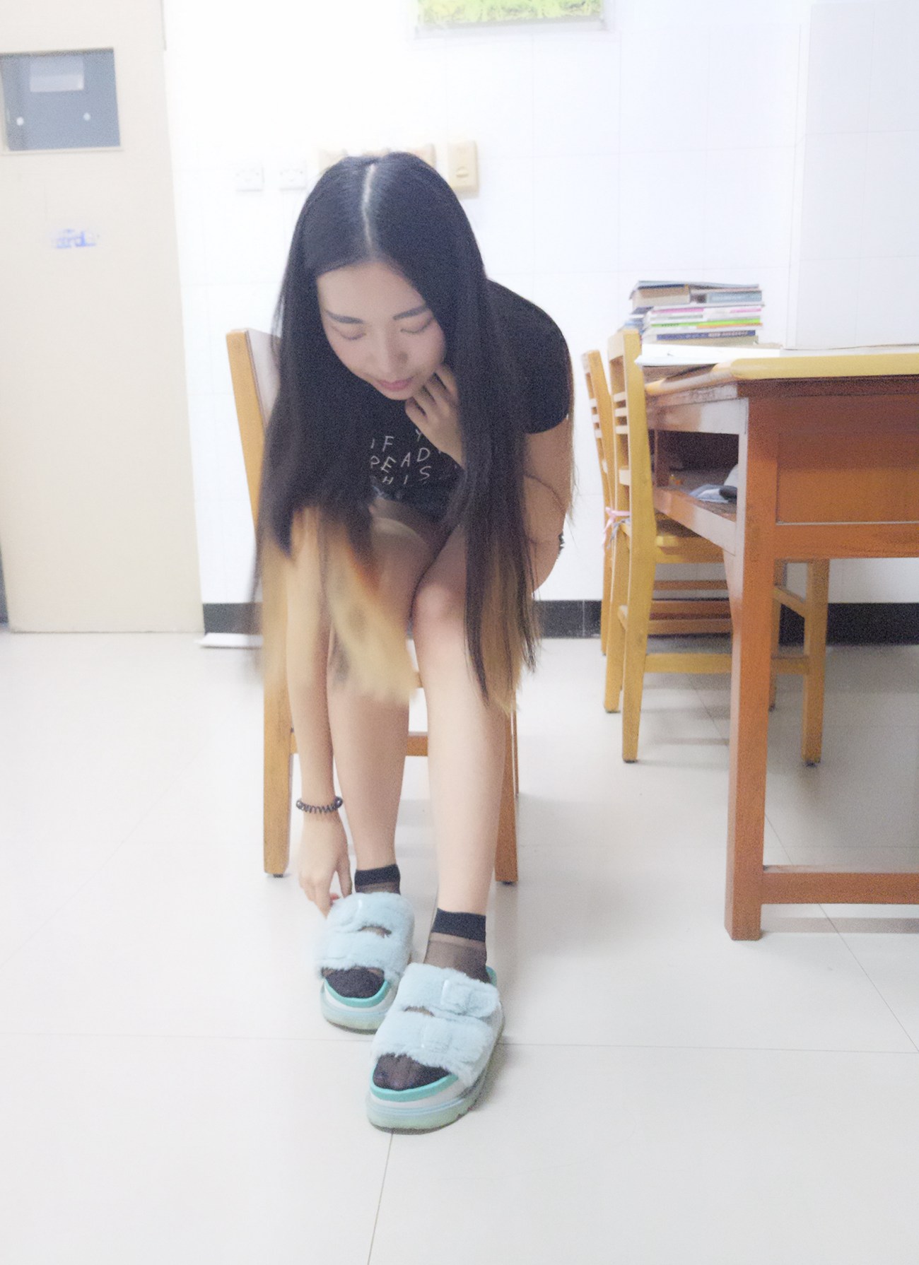 图片[50]-学妹校园寝室短丝系列002期 张梦想[104P] – 速更版-美库