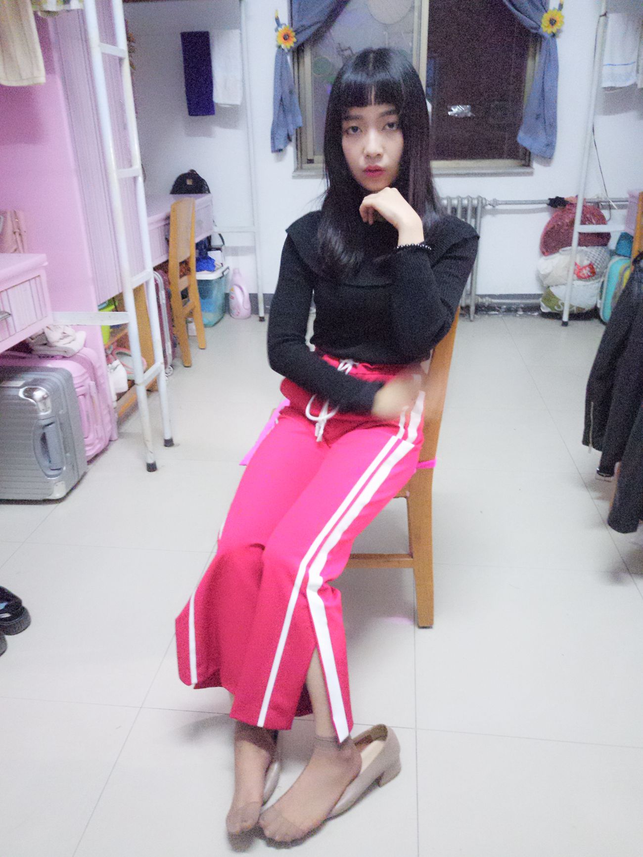 图片[51]-学妹校园寝室短丝系列002期 张梦想[104P] – 速更版-美库