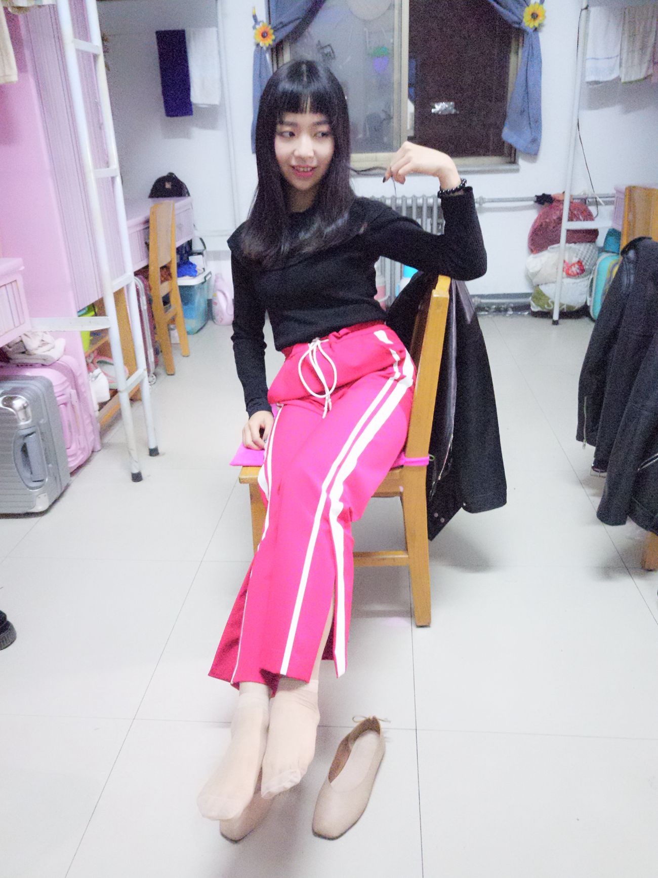 图片[55]-学妹校园寝室短丝系列002期 张梦想[104P] – 速更版-美库