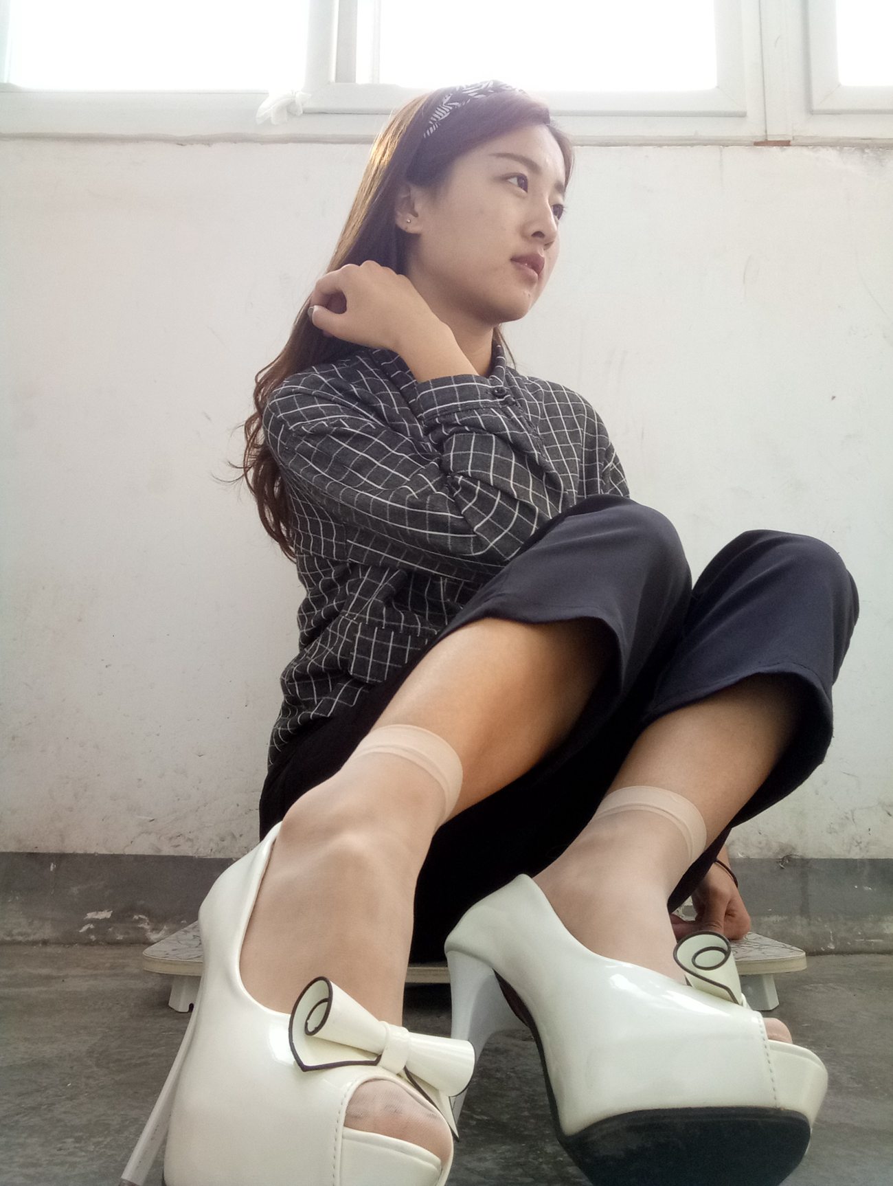 图片[47]-学妹校园寝室短丝系列003期 马聪[57P] – 速更版-美库