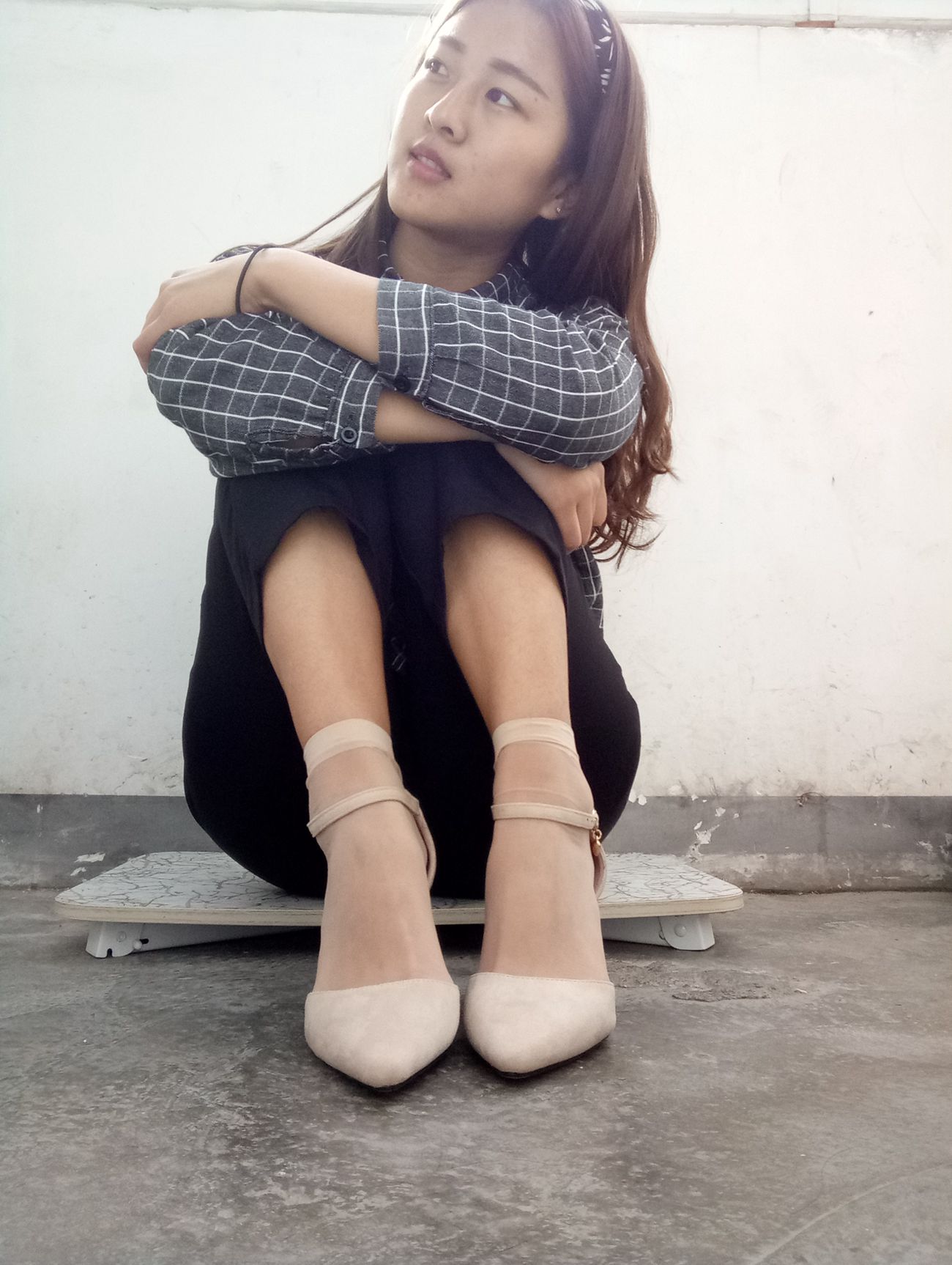 图片[48]-学妹校园寝室短丝系列003期 马聪[57P] – 速更版-美库